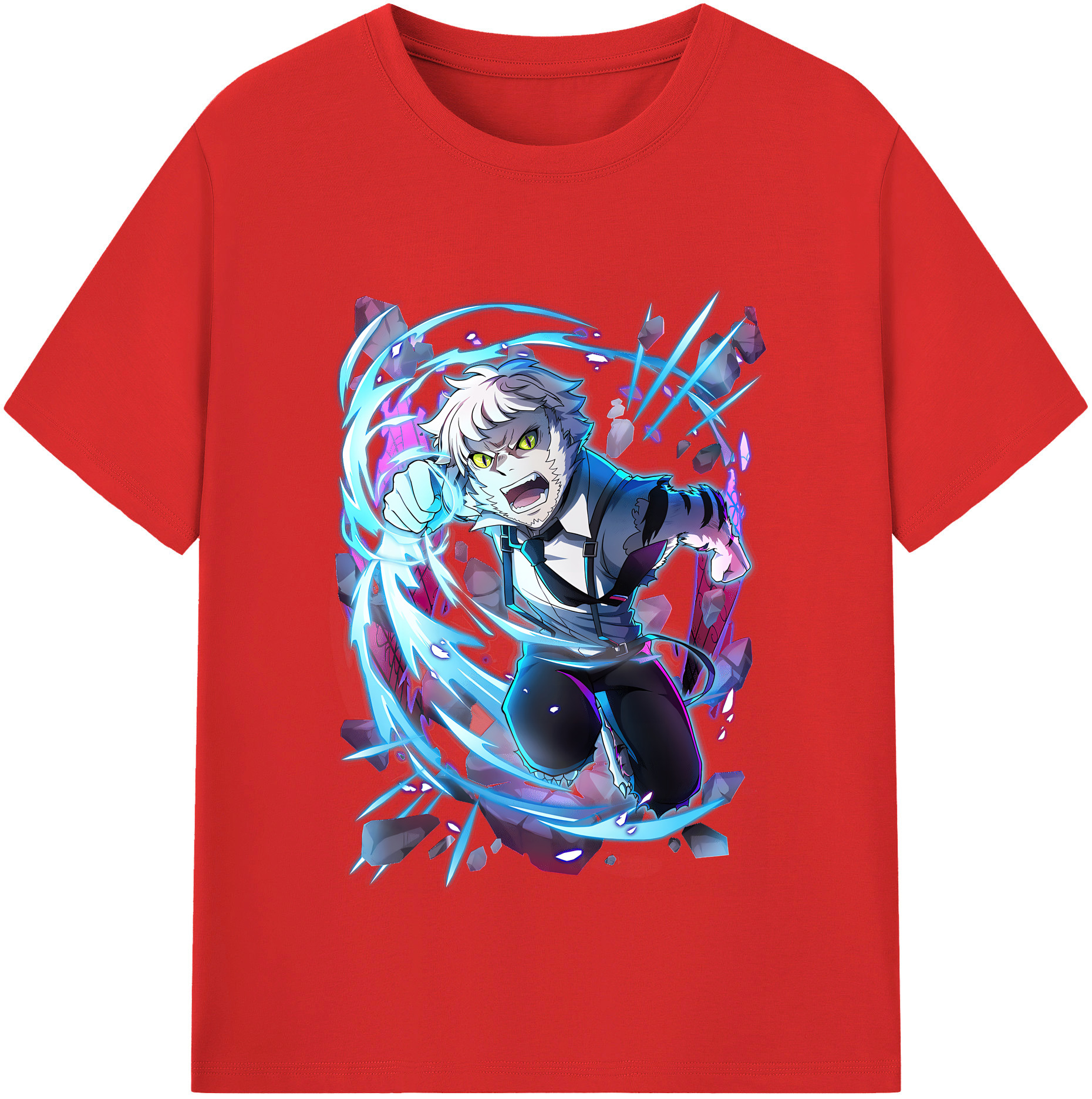 （画像用） 文豪ストレイドッグス Bungo Stray Dogs レディースカジュアルプリントTシャツ（綿100％）