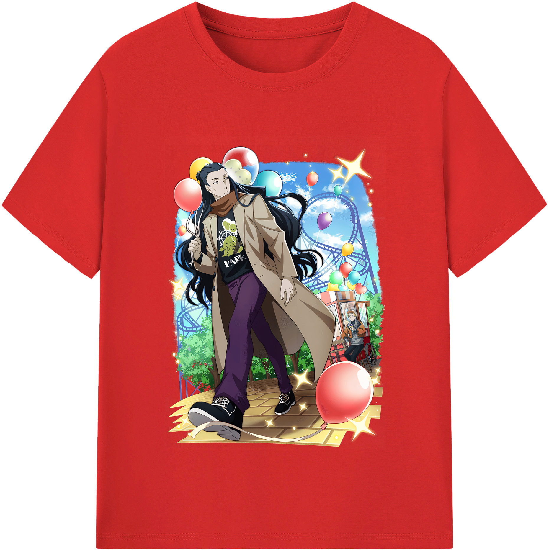 （画像用） 文豪ストレイドッグス Bungo Stray Dogs レディースカジュアルプリントTシャツ（綿100％）