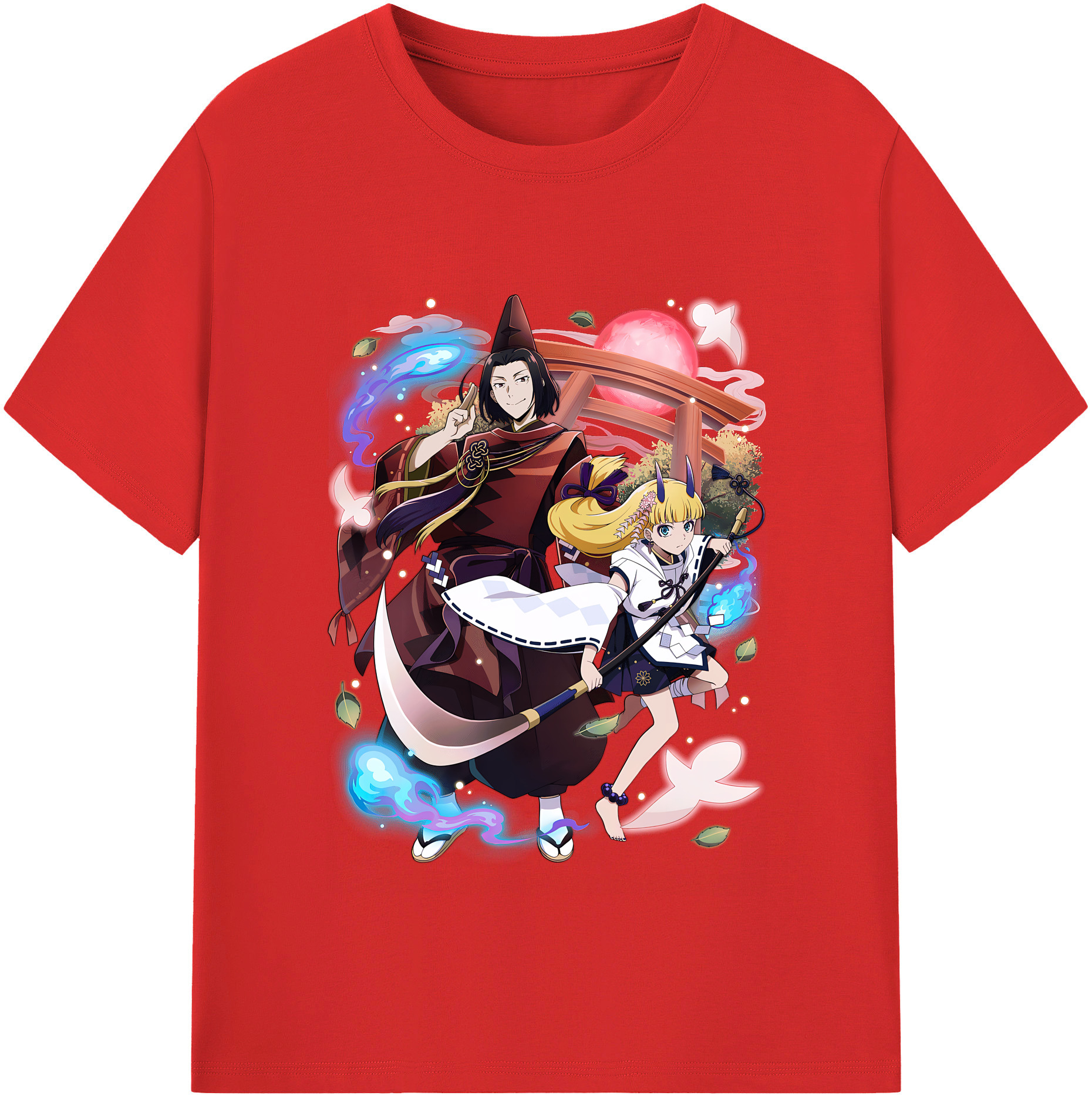 （画像用） 文豪ストレイドッグス Bungo Stray Dogs レディースカジュアルプリントTシャツ（綿100％）