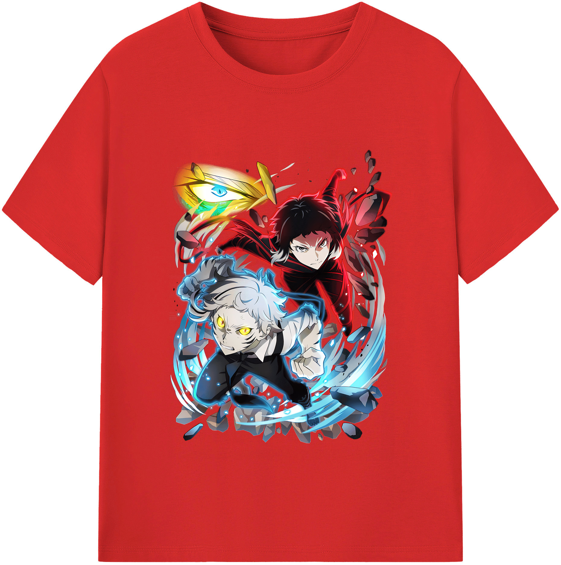 （画像用） 文豪ストレイドッグス Bungo Stray Dogs レディースカジュアルプリントTシャツ（綿100％）