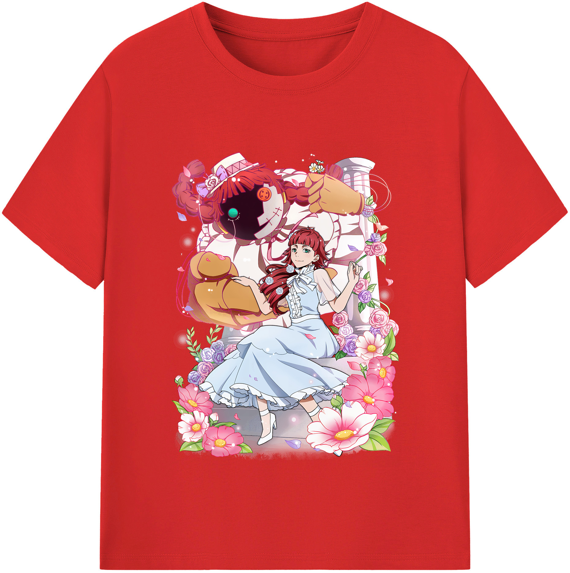 （画像用） 文豪ストレイドッグス Bungo Stray Dogs レディースカジュアルプリントTシャツ（綿100％）