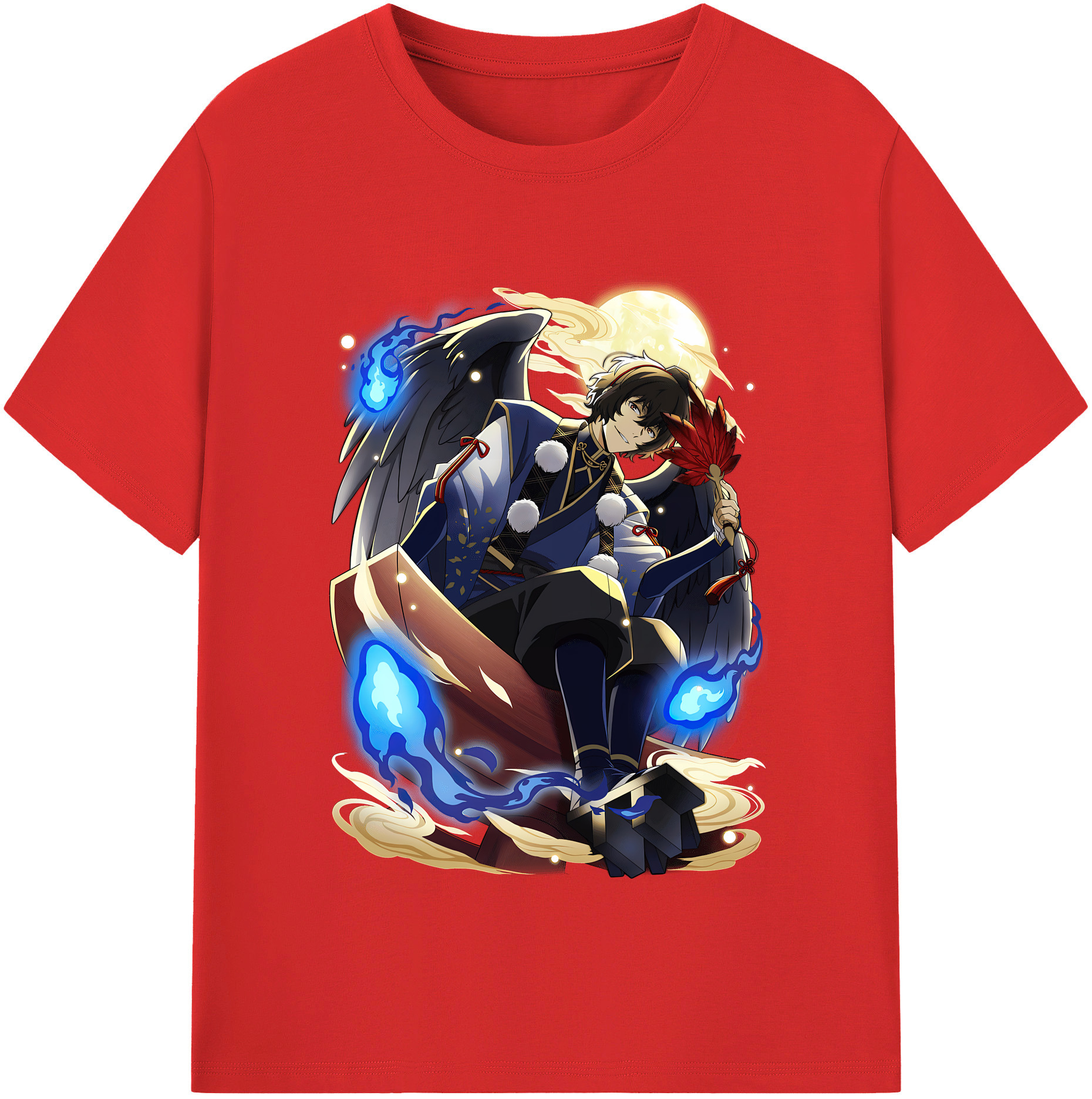 （画像用） 文豪ストレイドッグス Bungo Stray Dogs レディースカジュアルプリントTシャツ（綿100％）