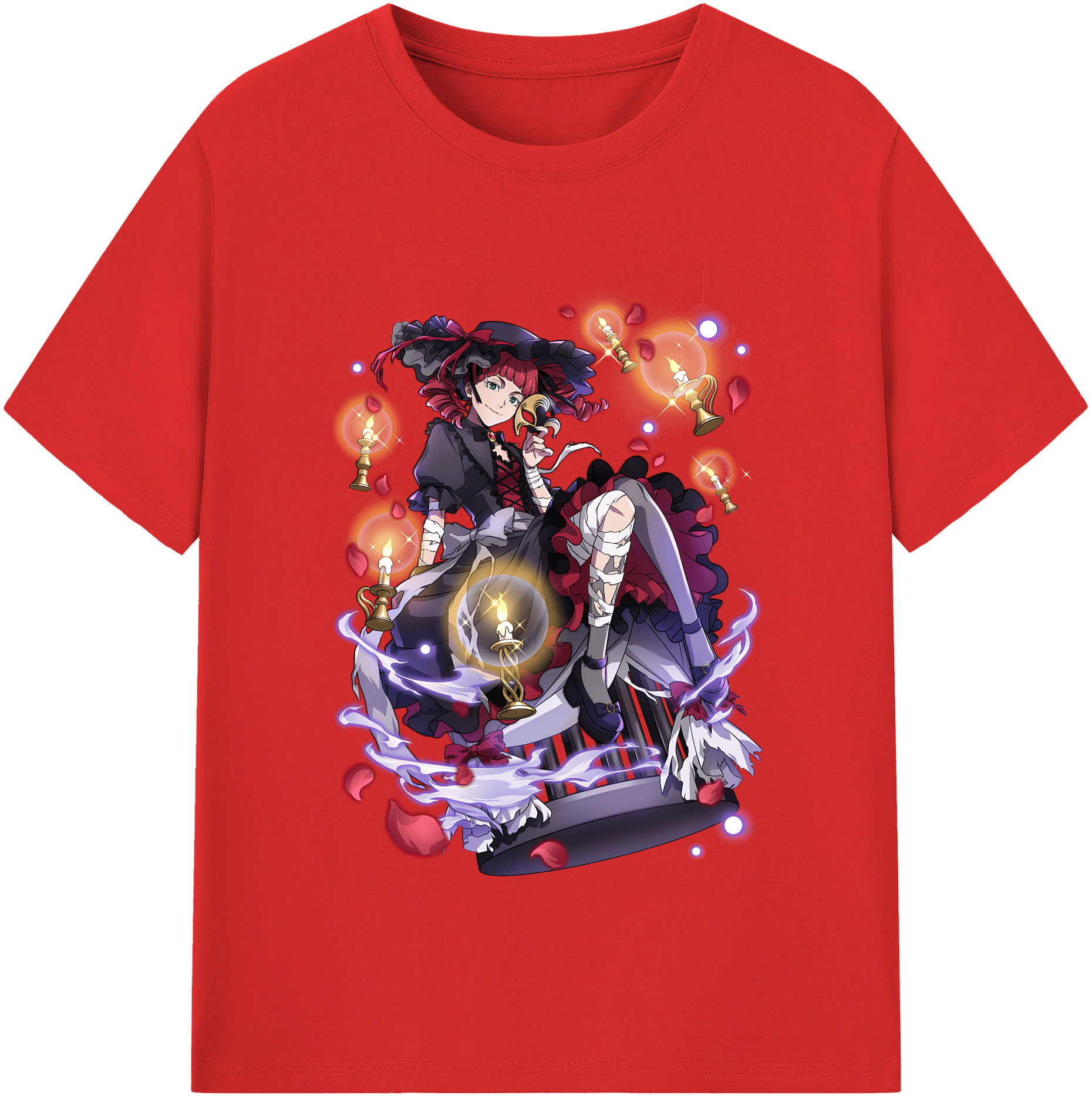 （画像用） 文豪ストレイドッグス Bungo Stray Dogs レディースカジュアルプリントTシャツ（綿100％）
