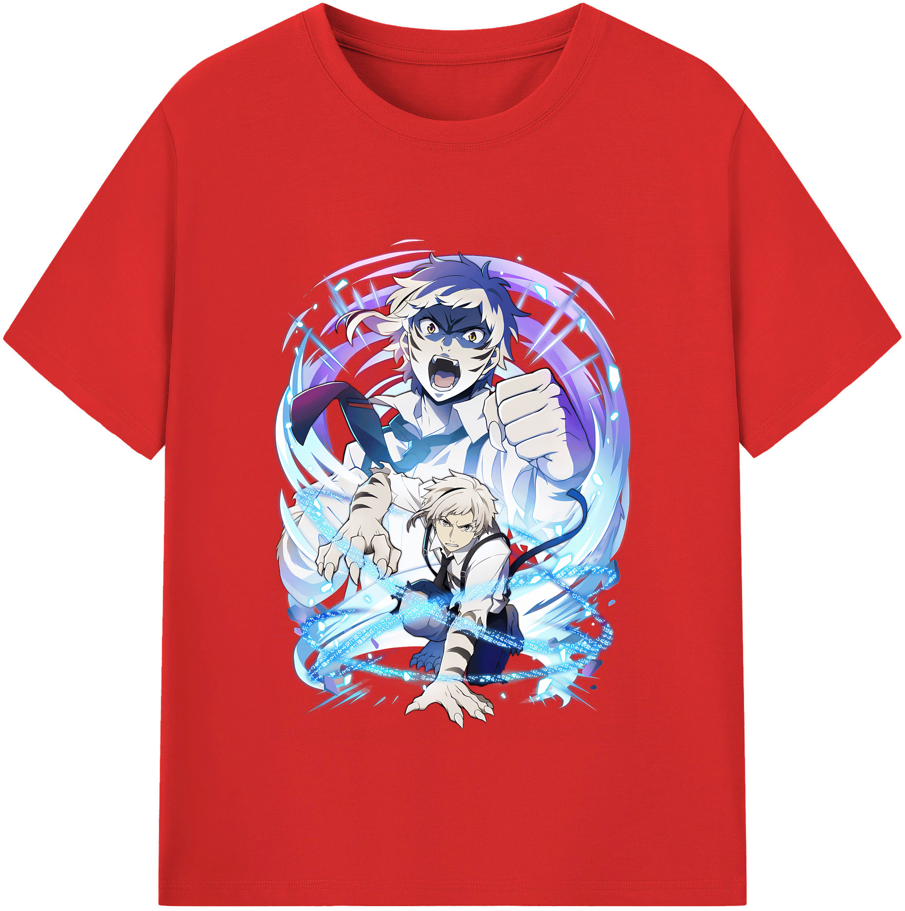 （画像用） 文豪ストレイドッグス Bungo Stray Dogs レディースカジュアルプリントTシャツ（綿100％）