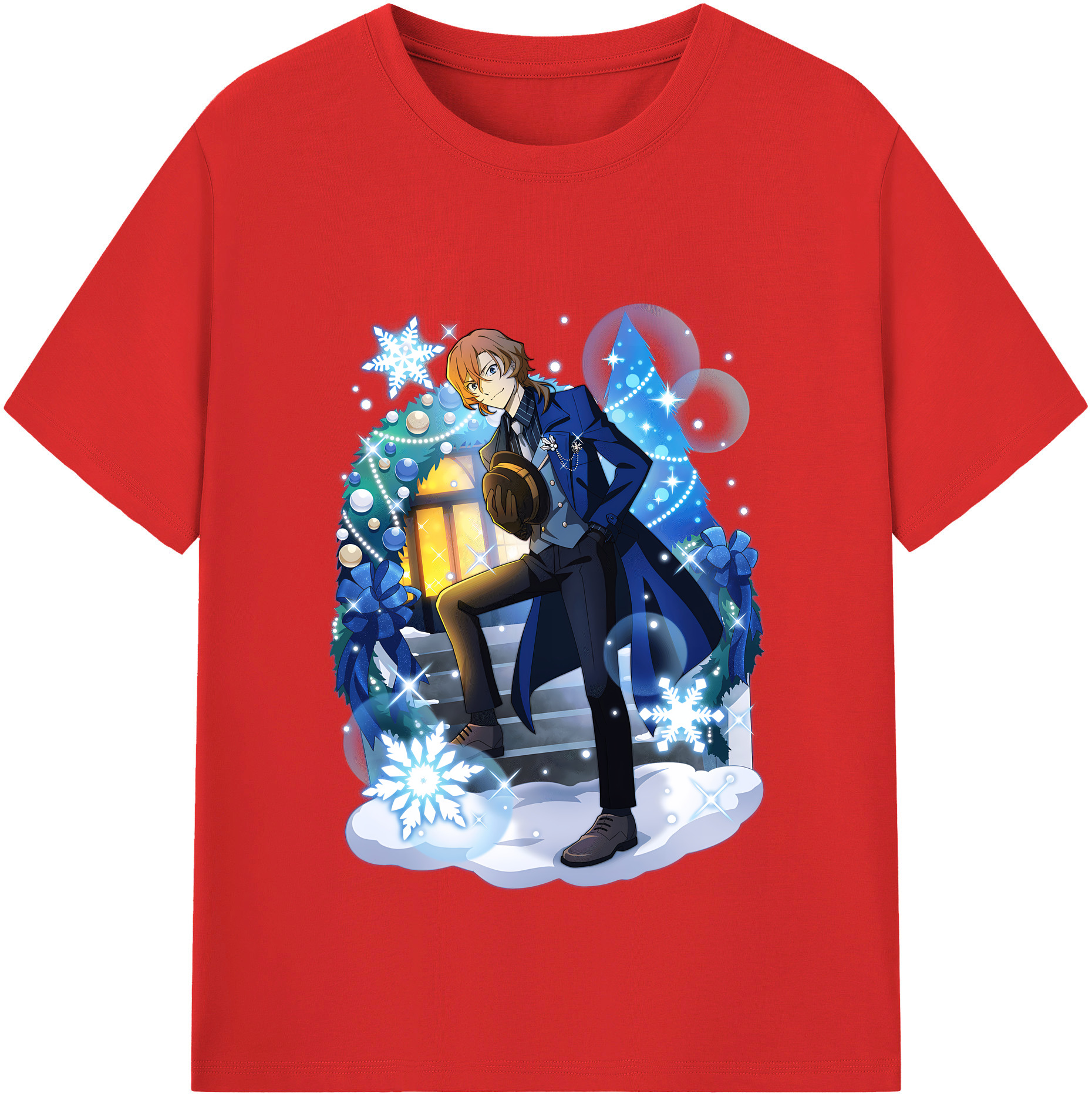 （画像用） 文豪ストレイドッグス Bungo Stray Dogs レディースカジュアルプリントTシャツ（綿100％）