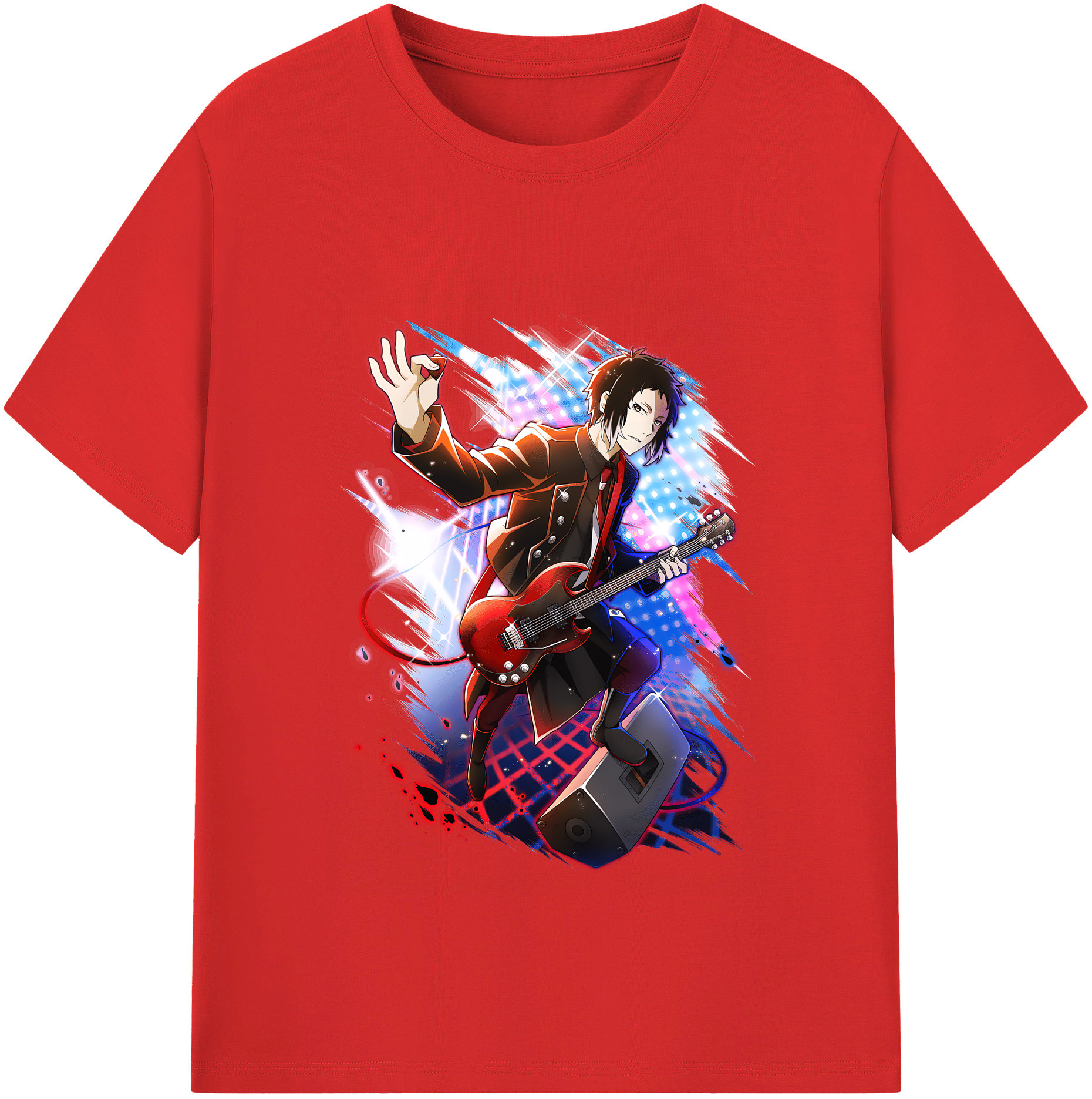 （画像用） 文豪ストレイドッグス Bungo Stray Dogs レディースカジュアルプリントTシャツ（綿100％）