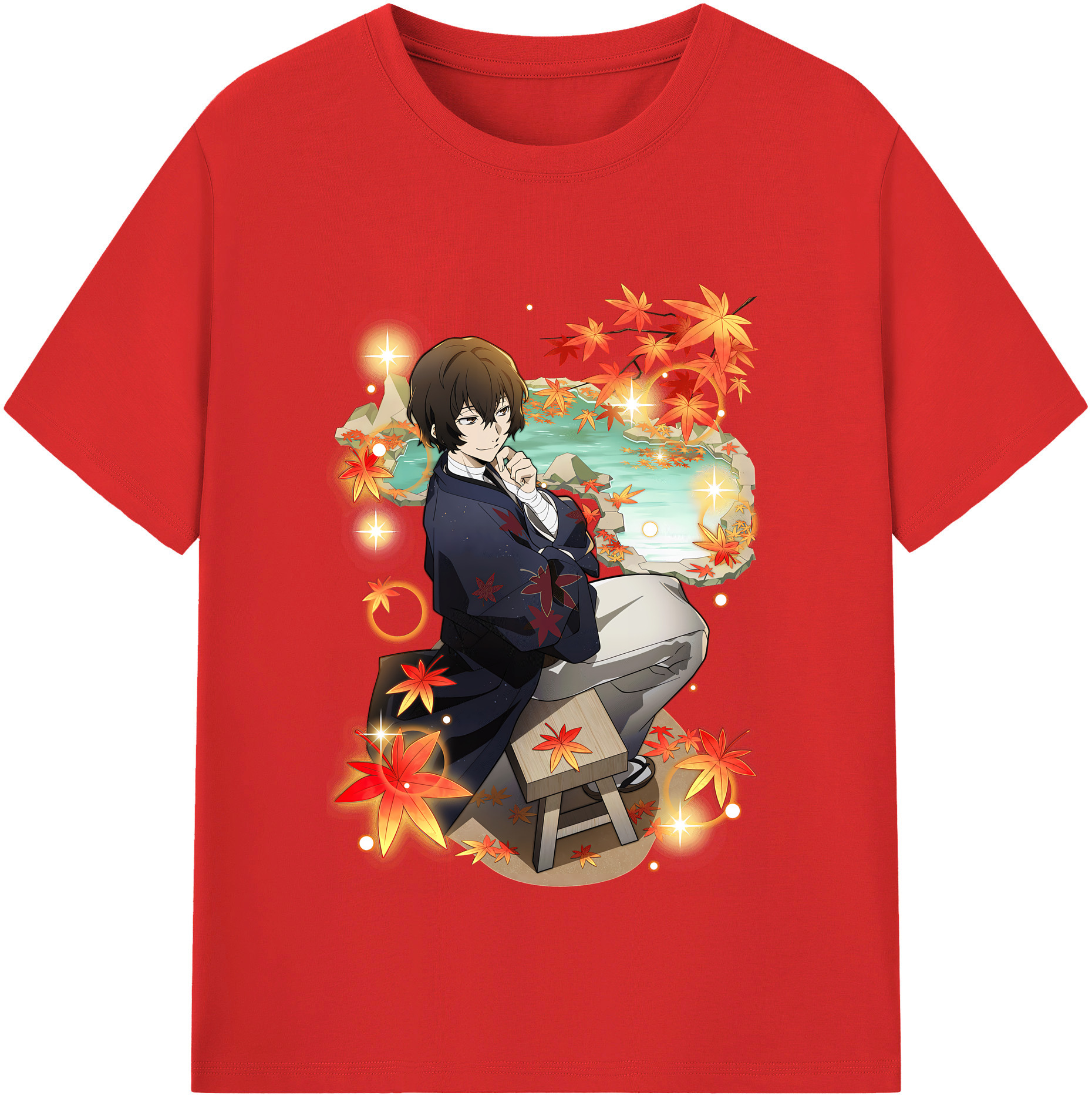 （画像用） 文豪ストレイドッグス Bungo Stray Dogs レディースカジュアルプリントTシャツ（綿100％）