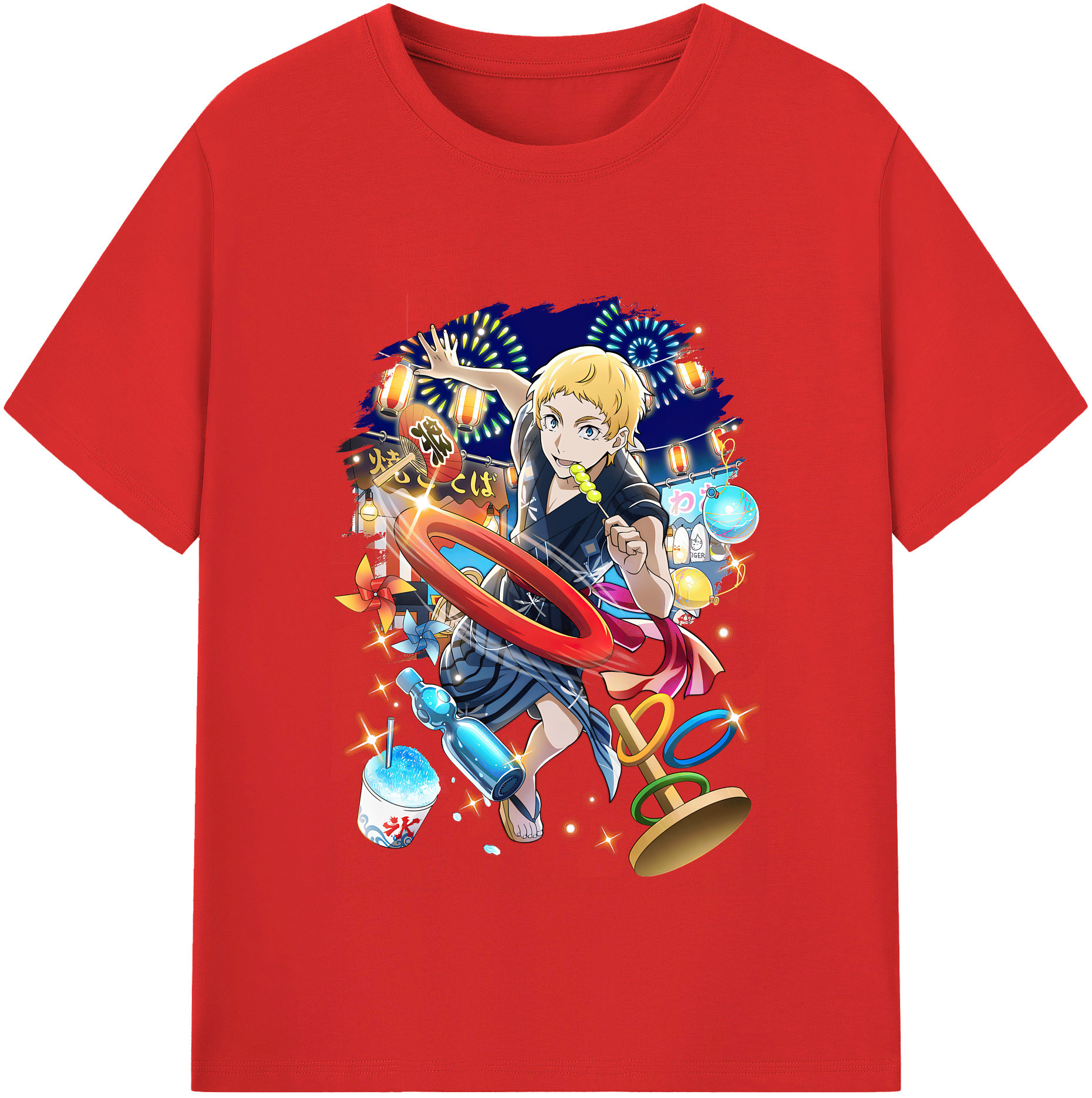 （画像用） 文豪ストレイドッグス Bungo Stray Dogs レディースカジュアルプリントTシャツ（綿100％）