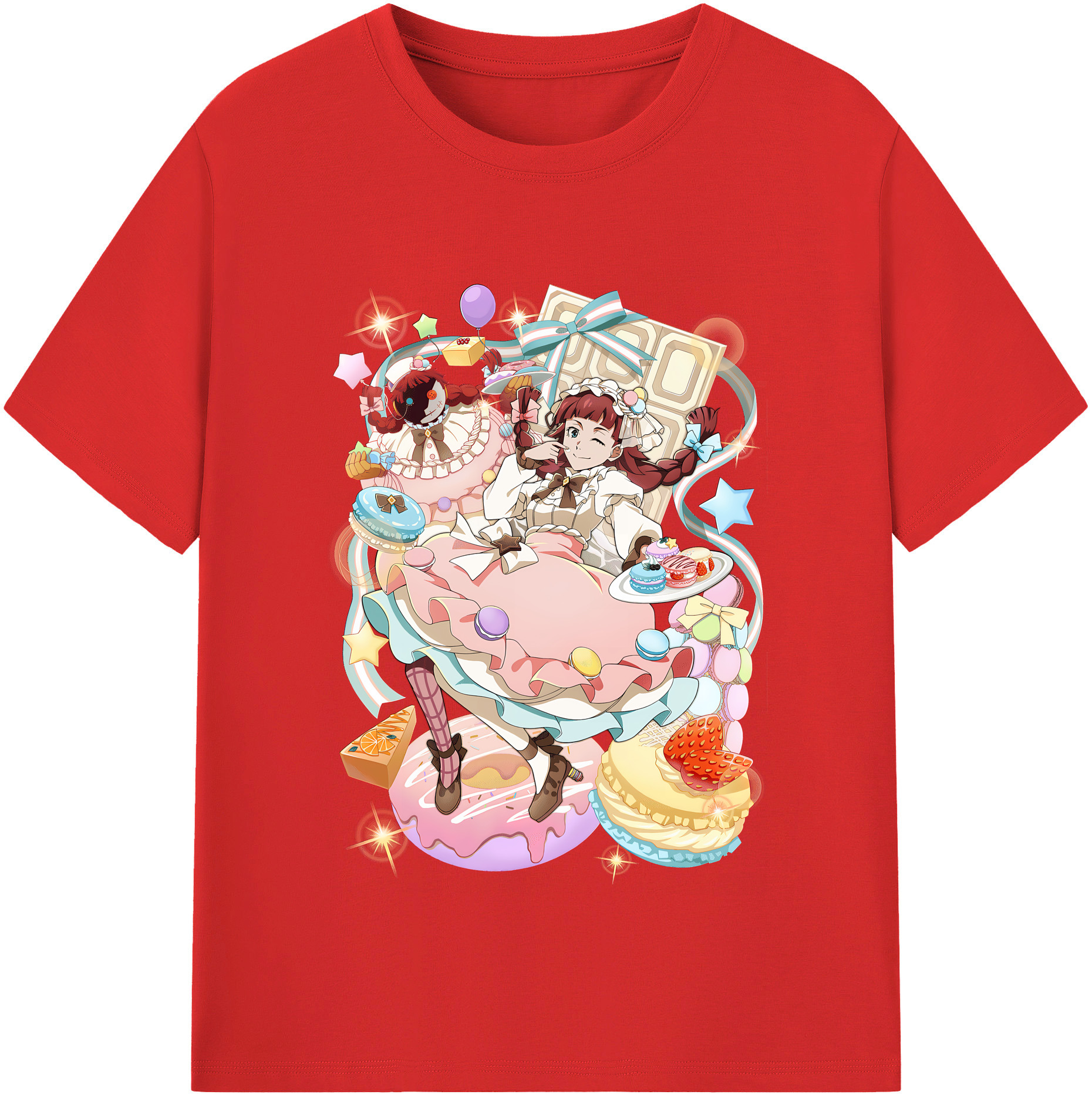 （画像用） 文豪ストレイドッグス Bungo Stray Dogs レディースカジュアルプリントTシャツ（綿100％）