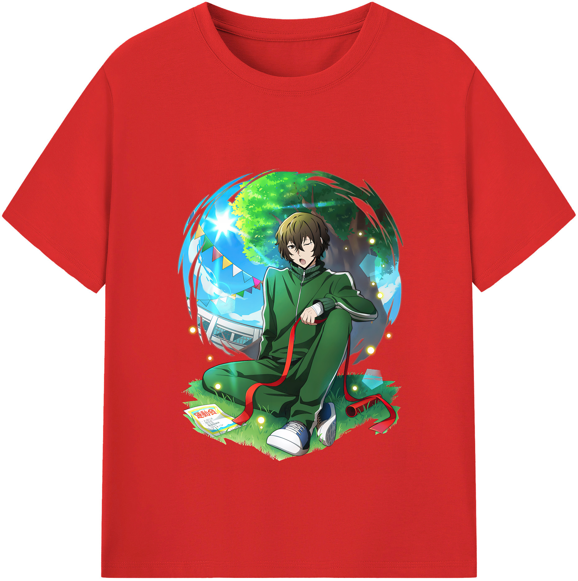 （画像用） 文豪ストレイドッグス Bungo Stray Dogs レディースカジュアルプリントTシャツ（綿100％）