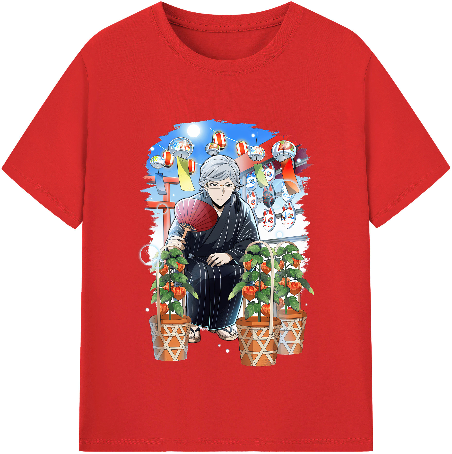 （画像用） 文豪ストレイドッグス Bungo Stray Dogs レディースカジュアルプリントTシャツ（綿100％）