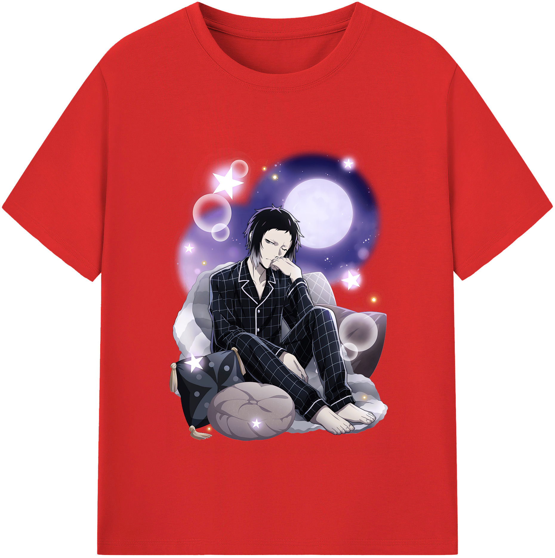 （画像用） 文豪ストレイドッグス Bungo Stray Dogs レディースカジュアルプリントTシャツ（綿100％）