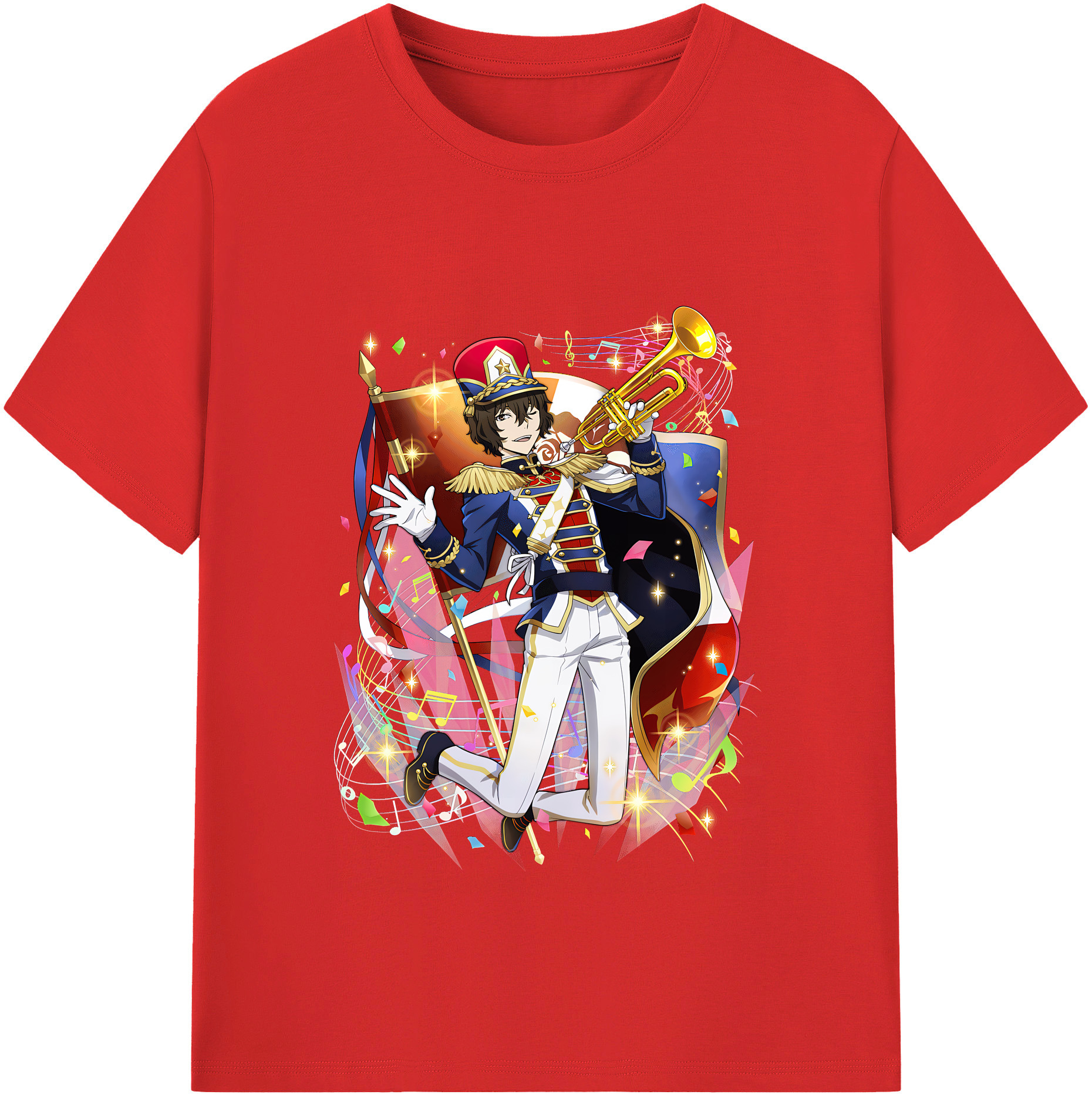 （画像用） 文豪ストレイドッグス Bungo Stray Dogs レディースカジュアルプリントTシャツ（綿100％）