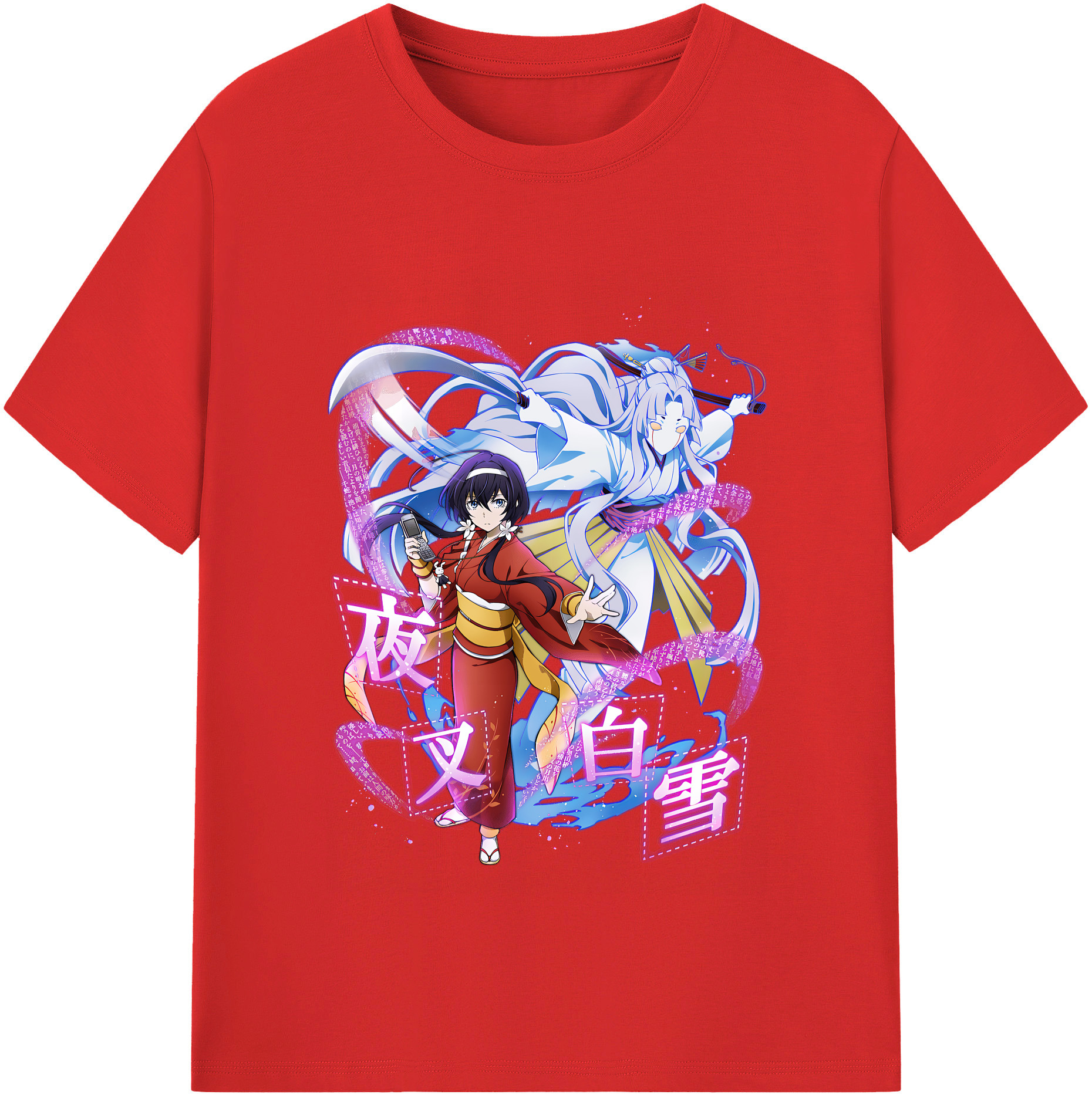 （画像用） 文豪ストレイドッグス Bungo Stray Dogs レディースカジュアルプリントTシャツ（綿100％）