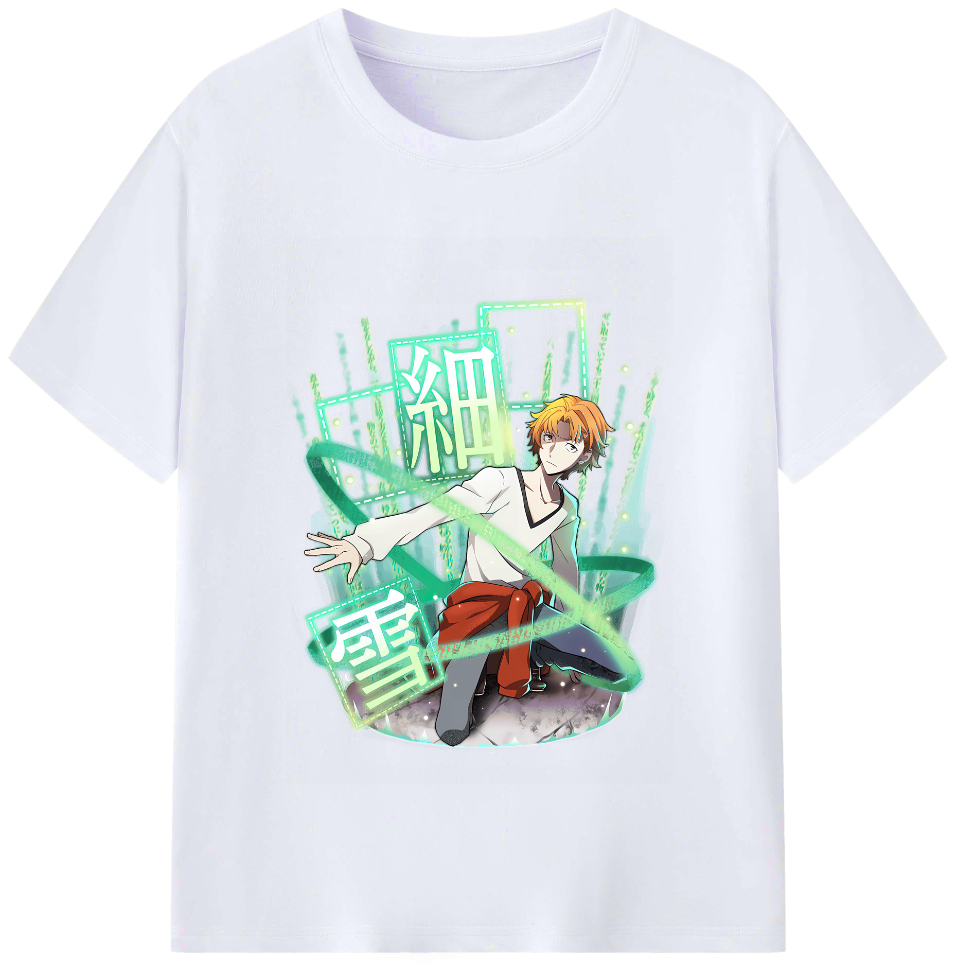 （画像用） 文豪ストレイドッグス Bungo Stray Dogs レディースカジュアルプリントTシャツ（綿100％）
