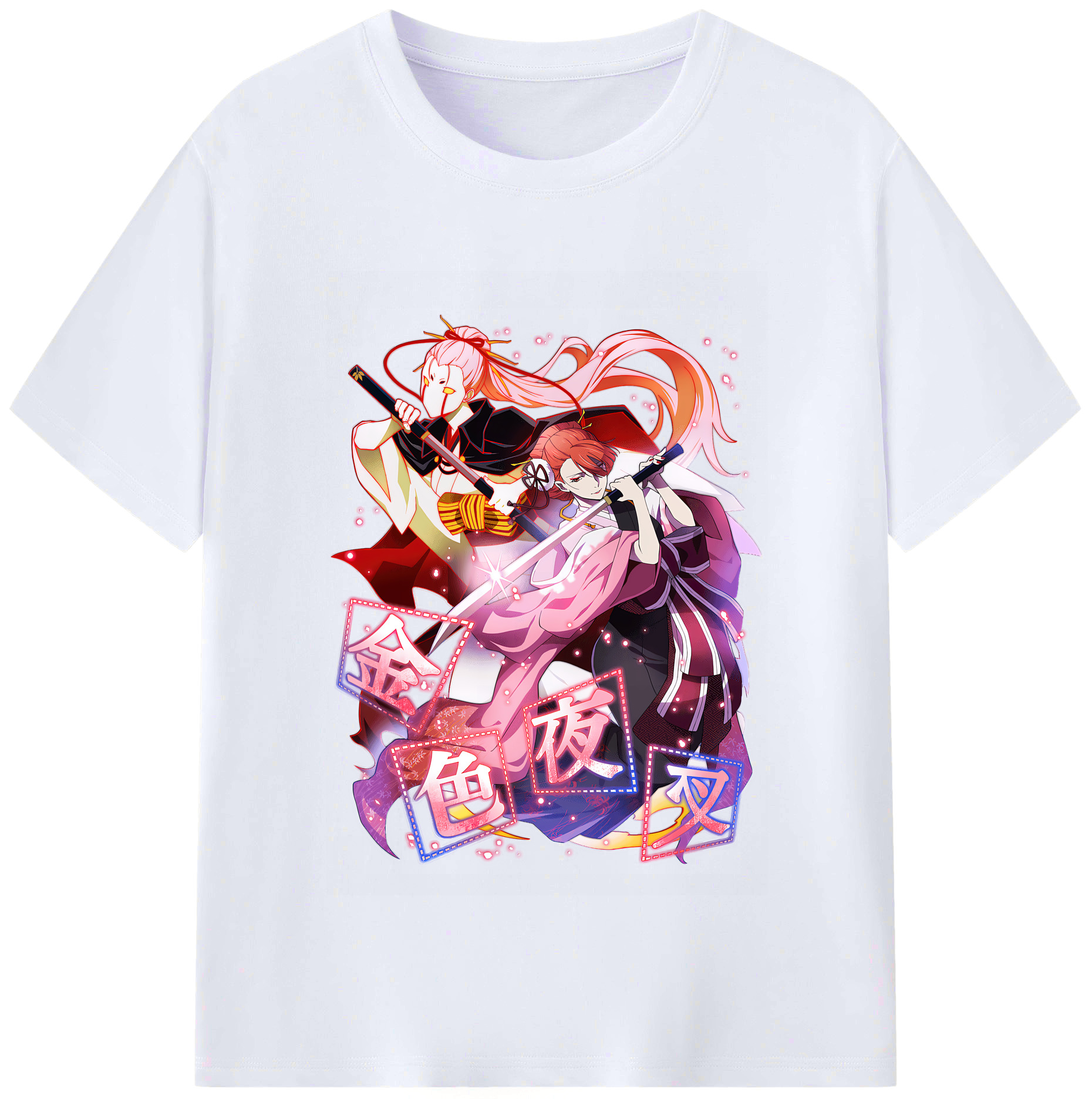 （画像用） 文豪ストレイドッグス Bungo Stray Dogs レディースカジュアルプリントTシャツ（綿100％）