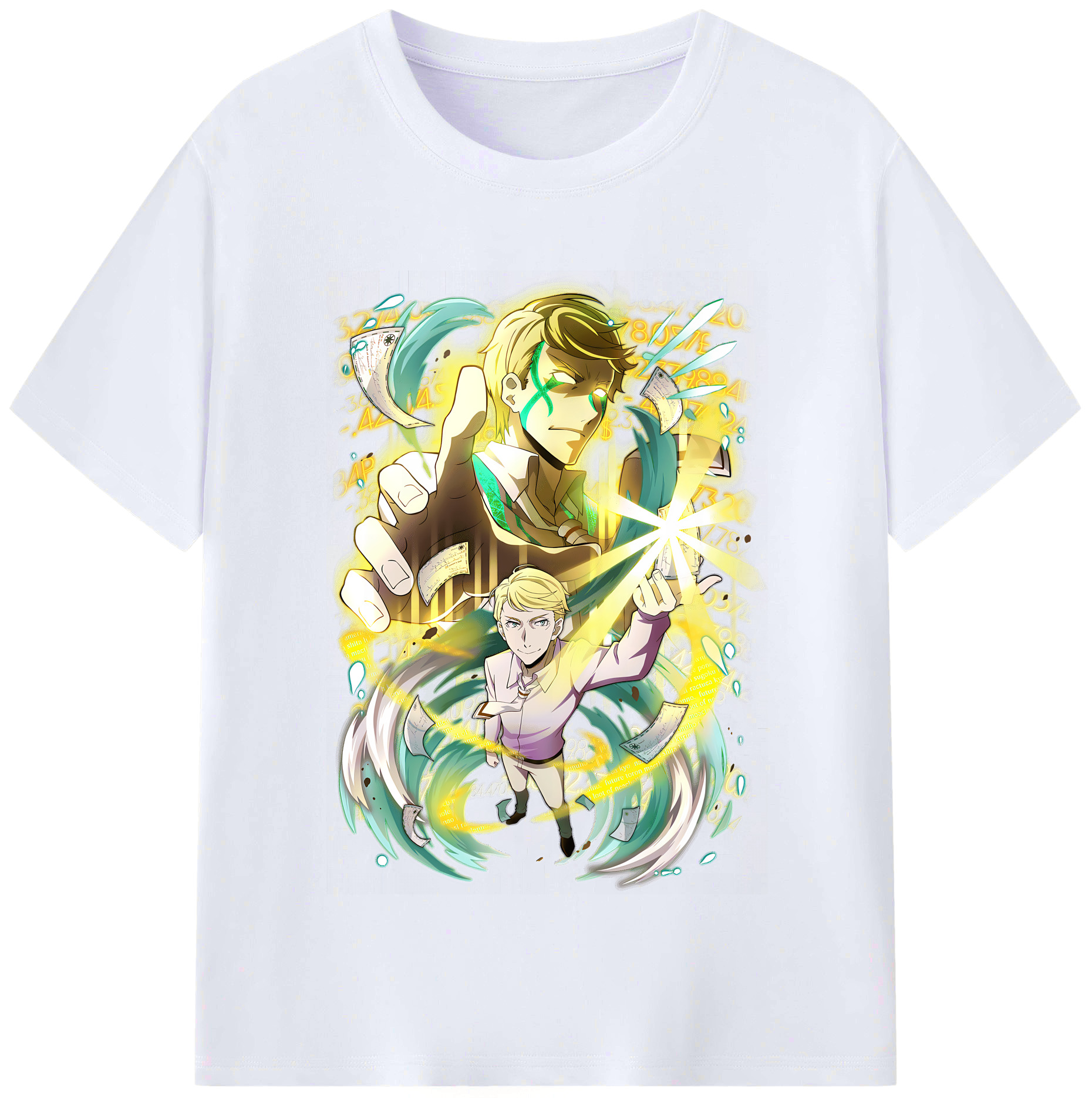 （画像用） 文豪ストレイドッグス Bungo Stray Dogs レディースカジュアルプリントTシャツ（綿100％）