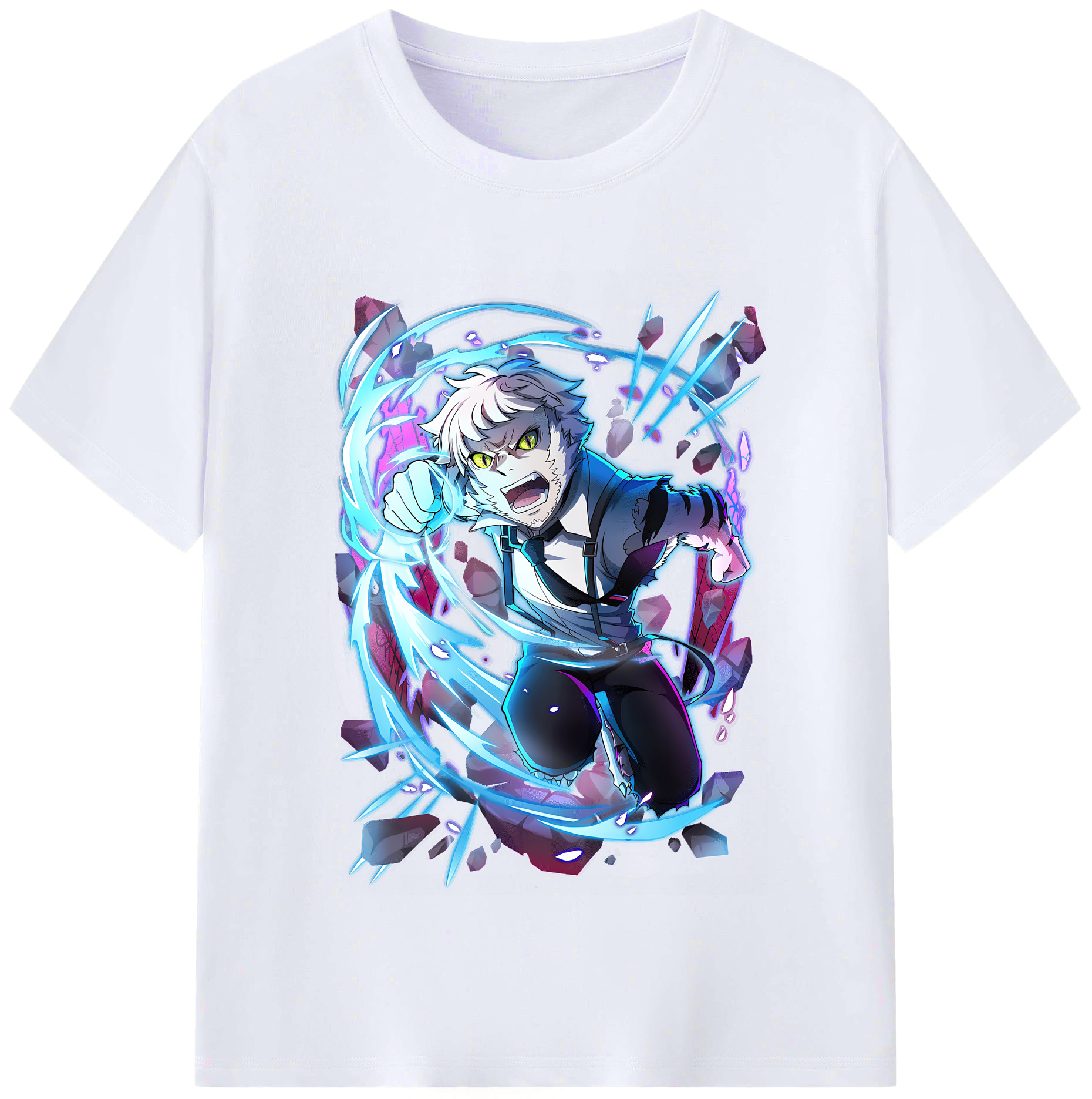 （画像用） 文豪ストレイドッグス Bungo Stray Dogs レディースカジュアルプリントTシャツ（綿100％）