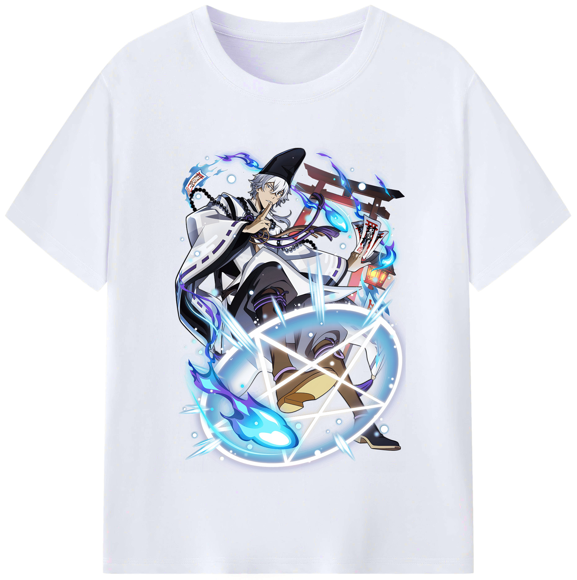 （画像用） 文豪ストレイドッグス Bungo Stray Dogs レディースカジュアルプリントTシャツ（綿100％）