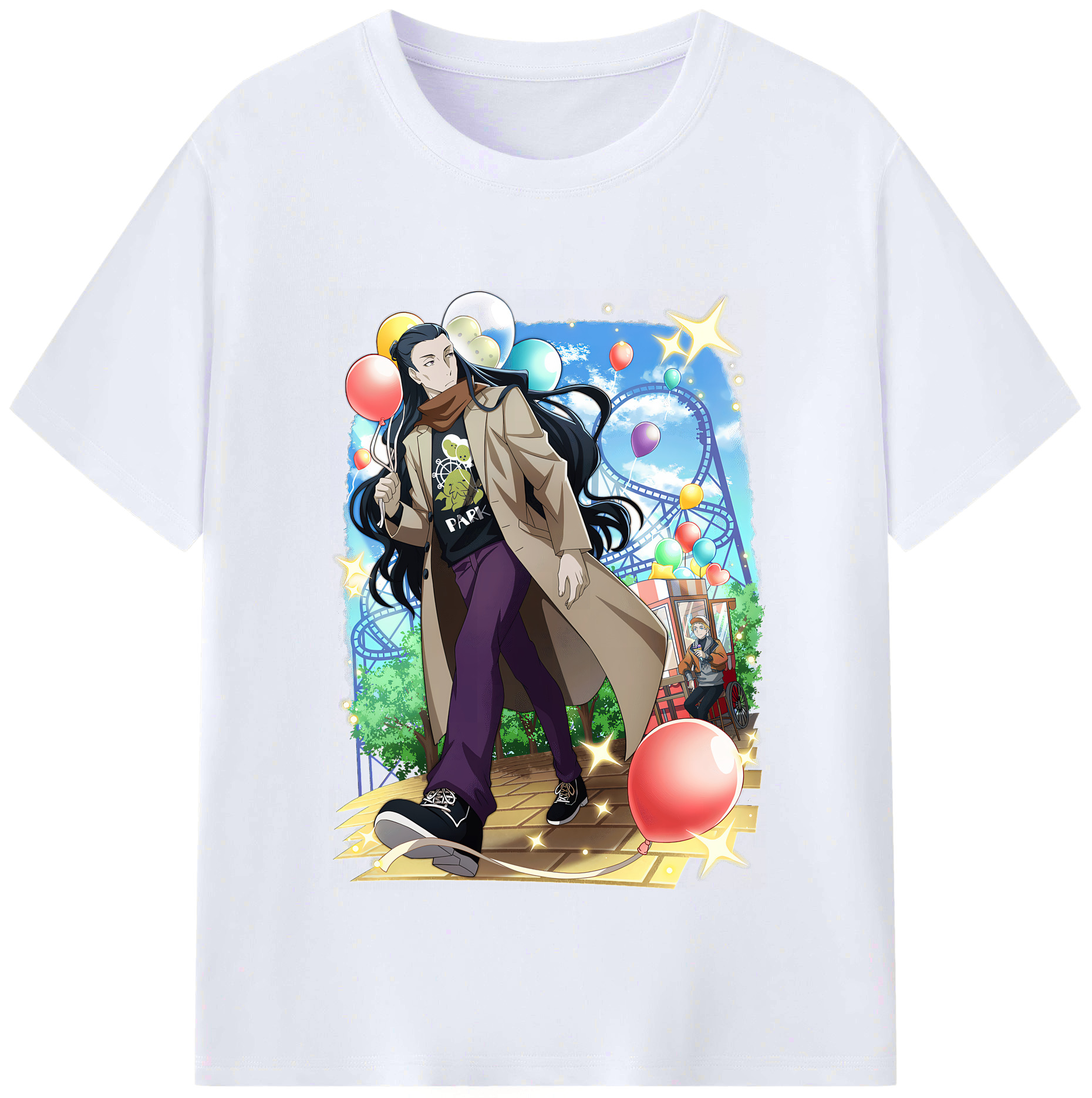 （画像用） 文豪ストレイドッグス Bungo Stray Dogs レディースカジュアルプリントTシャツ（綿100％）
