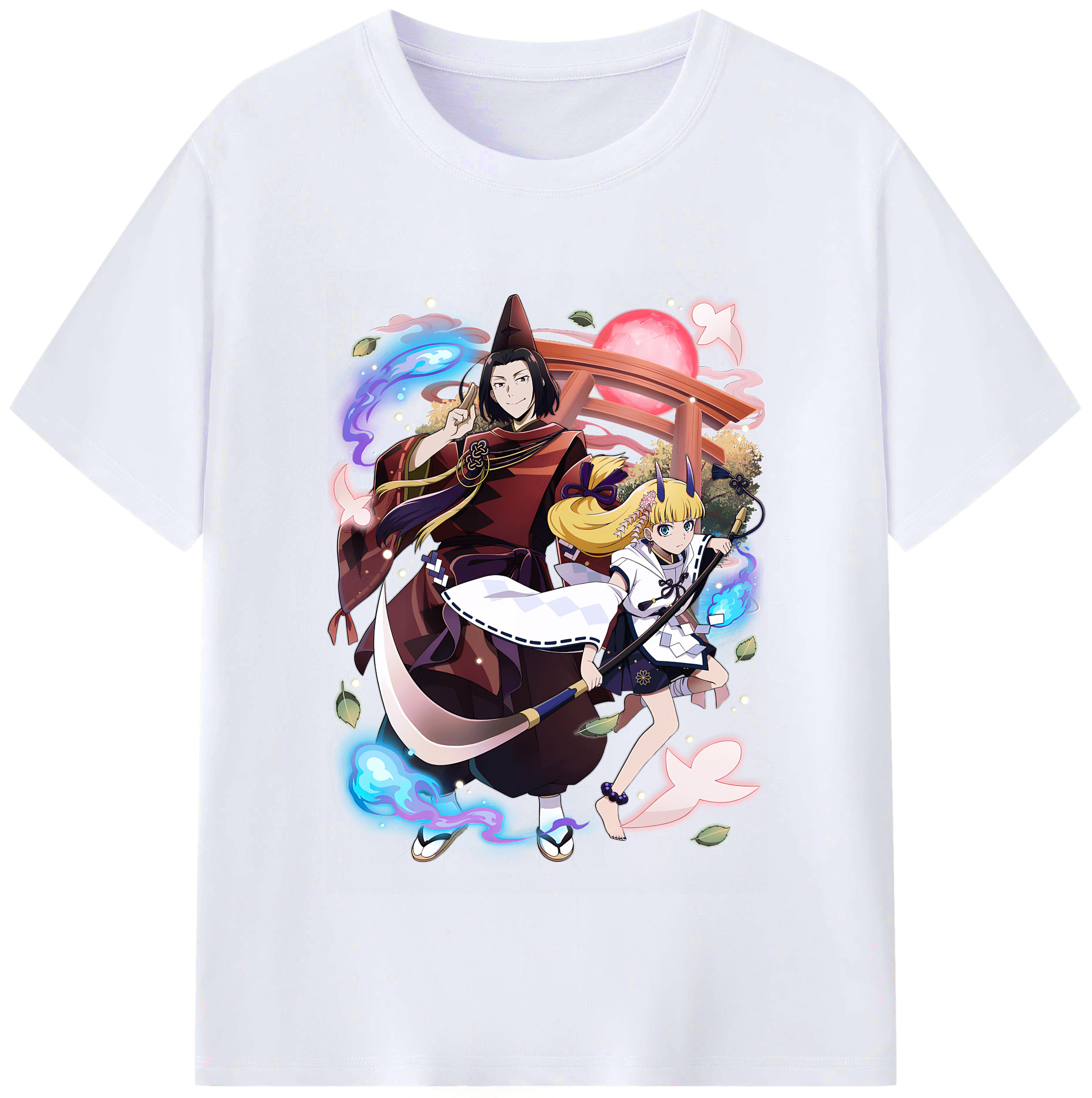 （画像用） 文豪ストレイドッグス Bungo Stray Dogs レディースカジュアルプリントTシャツ（綿100％）