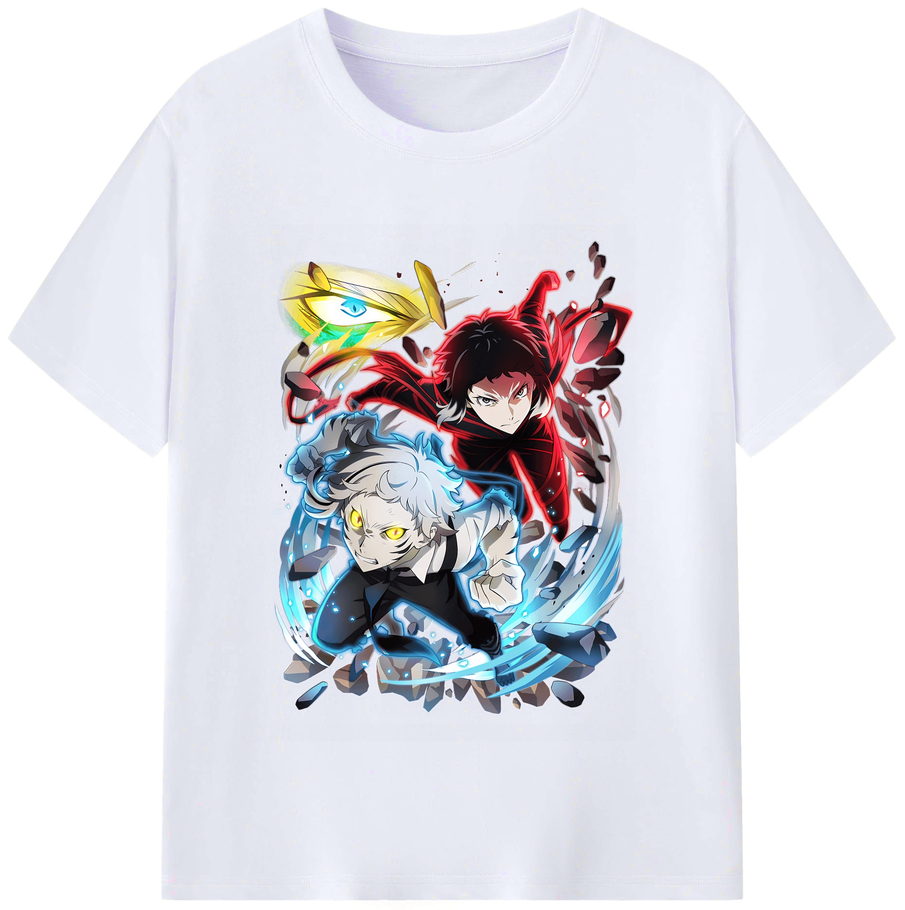 （画像用） 文豪ストレイドッグス Bungo Stray Dogs レディースカジュアルプリントTシャツ（綿100％）