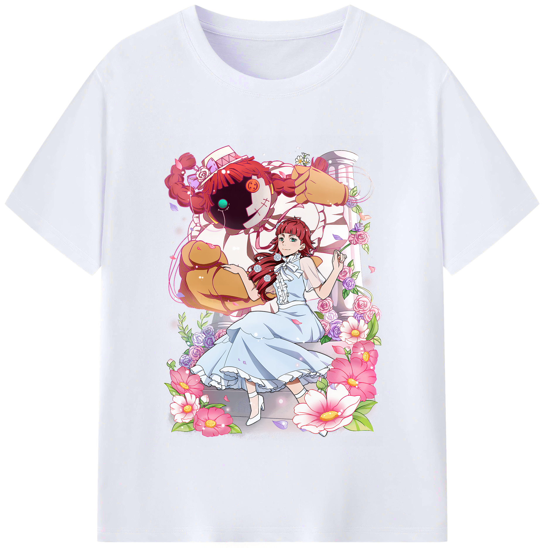（画像用） 文豪ストレイドッグス Bungo Stray Dogs レディースカジュアルプリントTシャツ（綿100％）