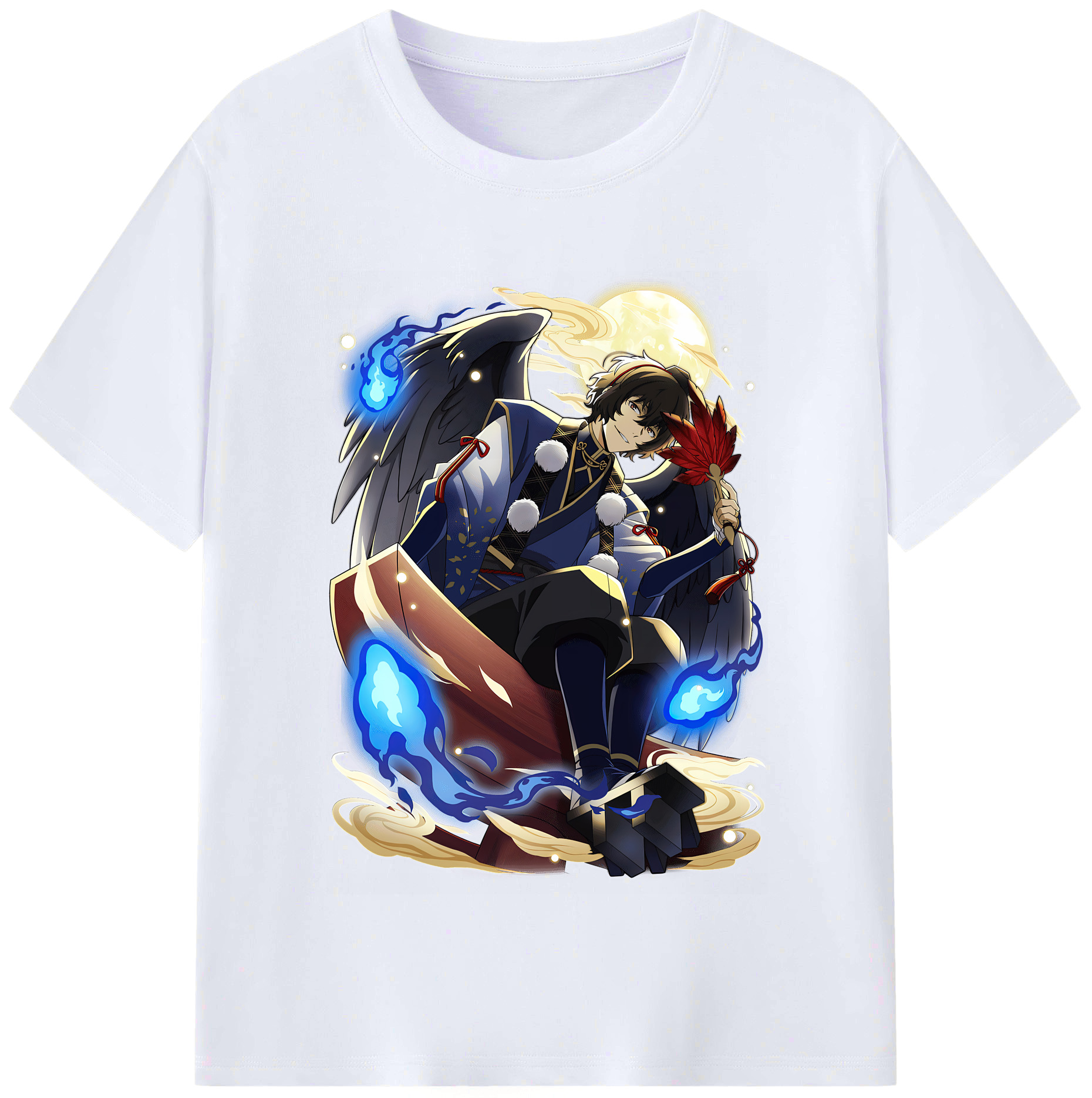（画像用） 文豪ストレイドッグス Bungo Stray Dogs レディースカジュアルプリントTシャツ（綿100％）
