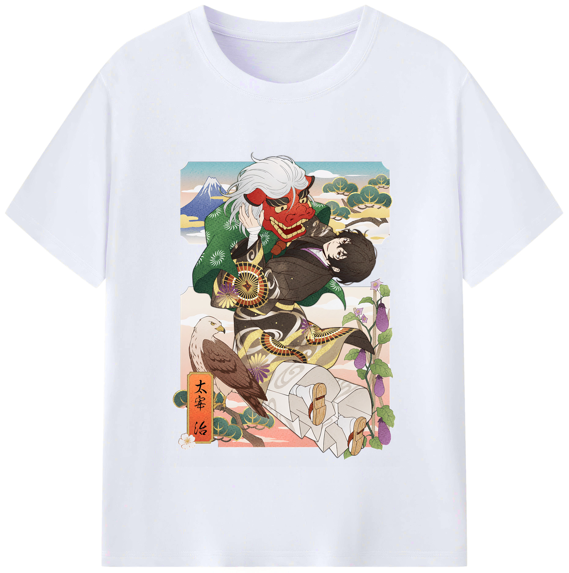 （画像用） 文豪ストレイドッグス Bungo Stray Dogs レディースカジュアルプリントTシャツ（綿100％）
