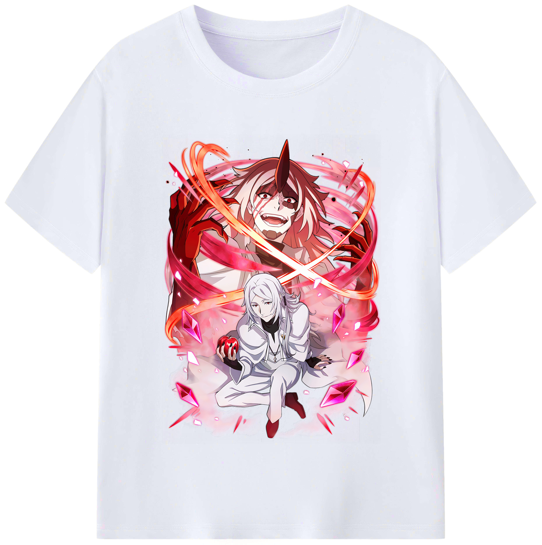 （画像用） 文豪ストレイドッグス Bungo Stray Dogs レディースカジュアルプリントTシャツ（綿100％）