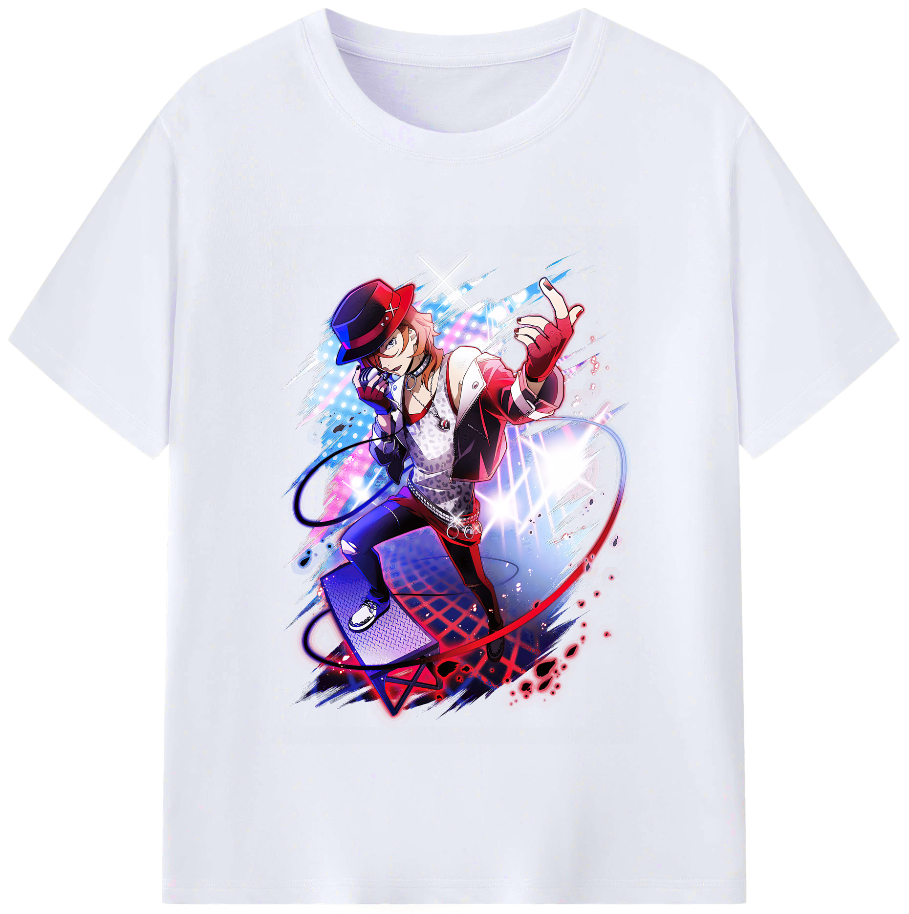 （画像用） 文豪ストレイドッグス Bungo Stray Dogs レディースカジュアルプリントTシャツ（綿100％）
