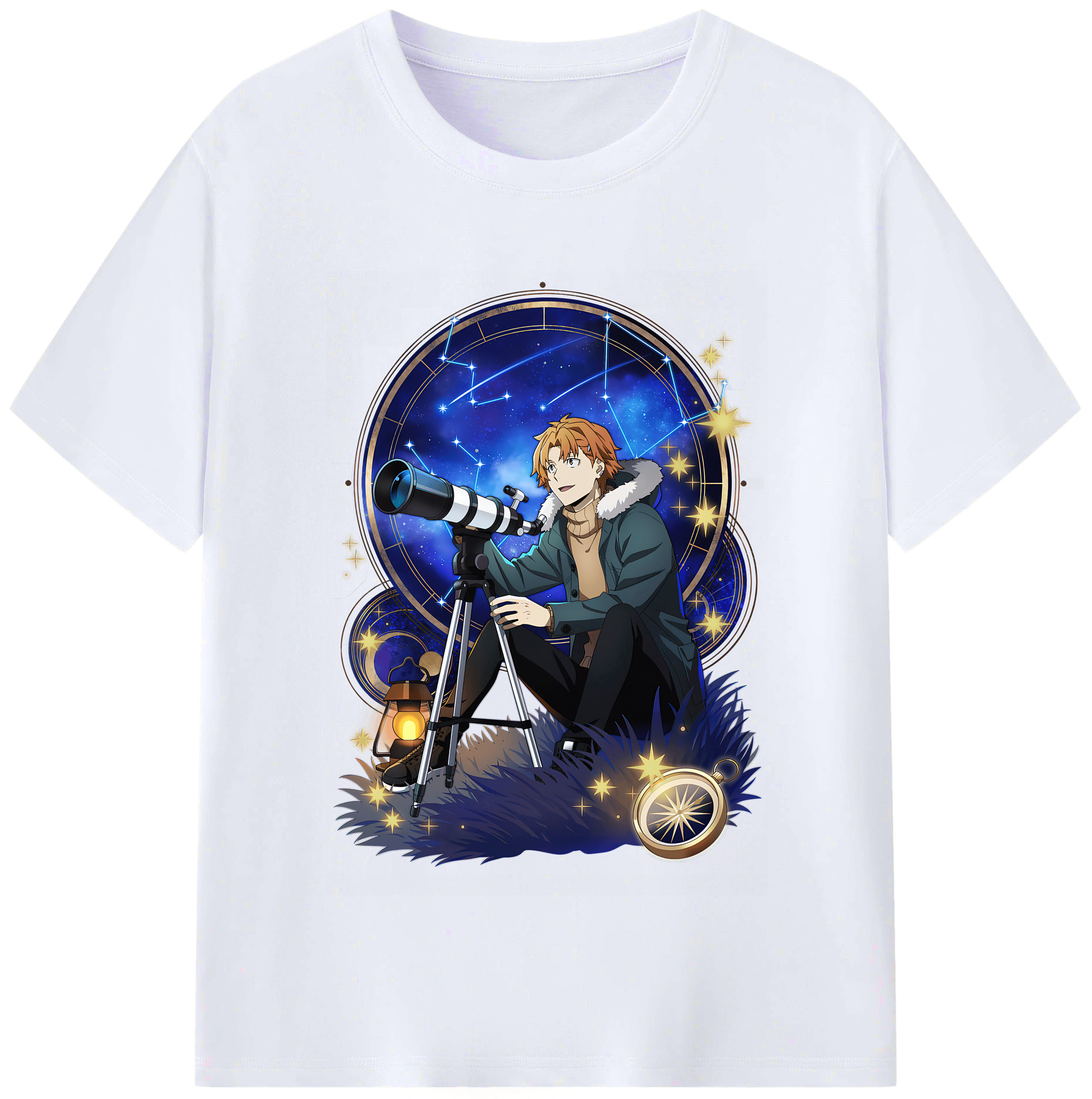 （画像用） 文豪ストレイドッグス Bungo Stray Dogs レディースカジュアルプリントTシャツ（綿100％）