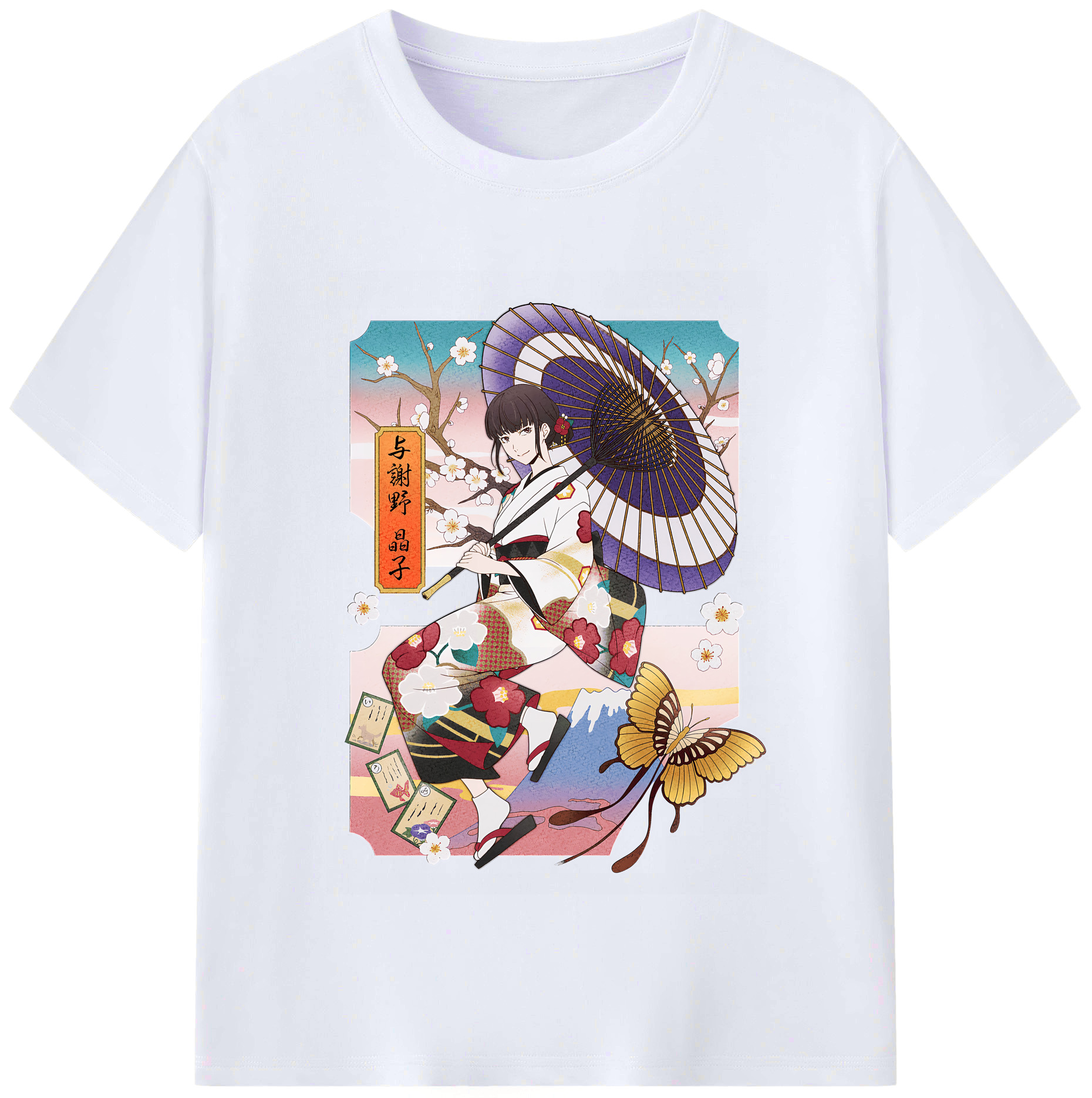 （画像用） 文豪ストレイドッグス Bungo Stray Dogs レディースカジュアルプリントTシャツ（綿100％）