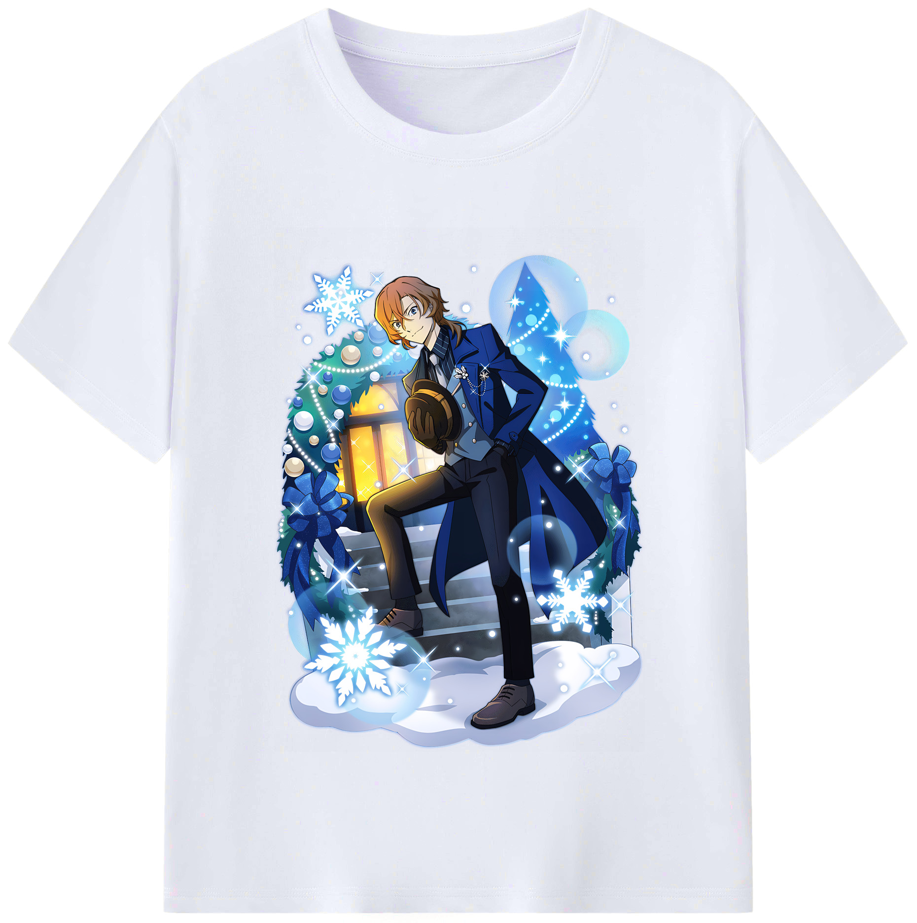 （画像用） 文豪ストレイドッグス Bungo Stray Dogs レディースカジュアルプリントTシャツ（綿100％）