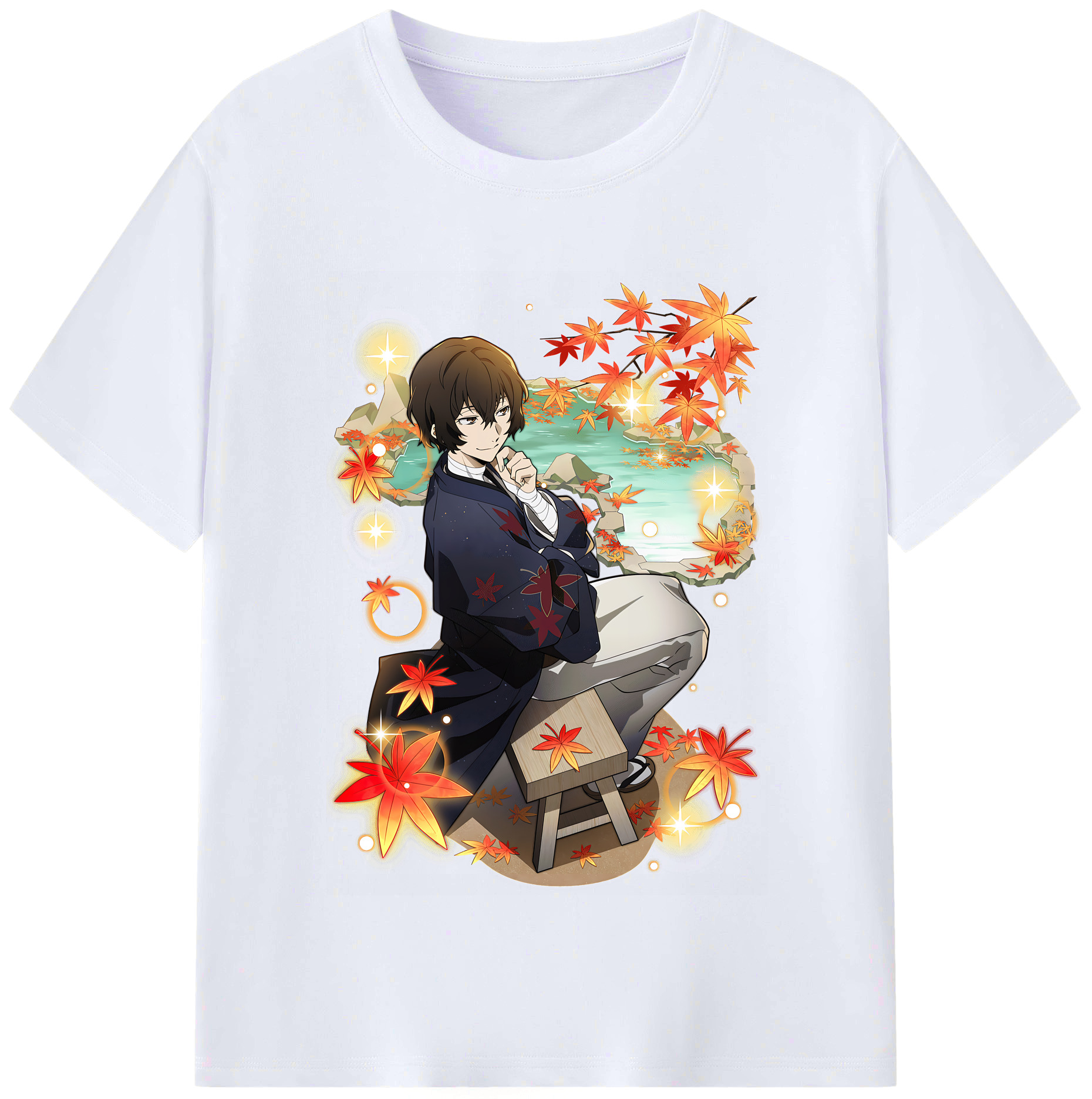 （画像用） 文豪ストレイドッグス Bungo Stray Dogs レディースカジュアルプリントTシャツ（綿100％）