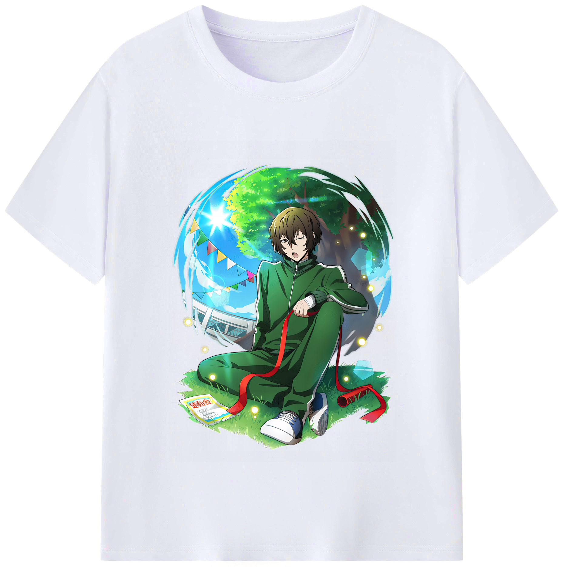 （画像用） 文豪ストレイドッグス Bungo Stray Dogs レディースカジュアルプリントTシャツ（綿100％）