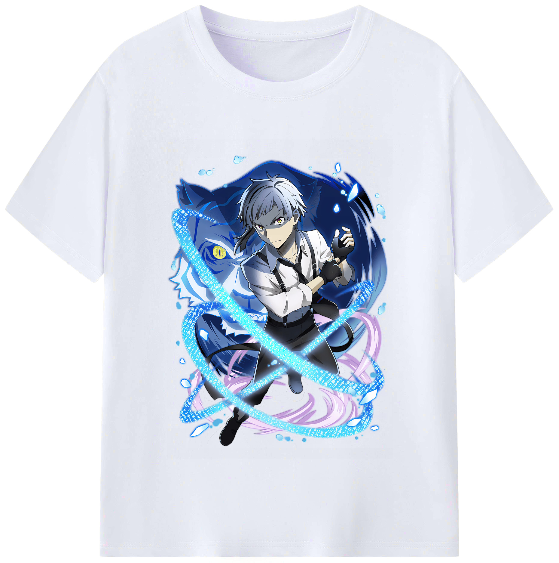 （画像用） 文豪ストレイドッグス Bungo Stray Dogs レディースカジュアルプリントTシャツ（綿100％）