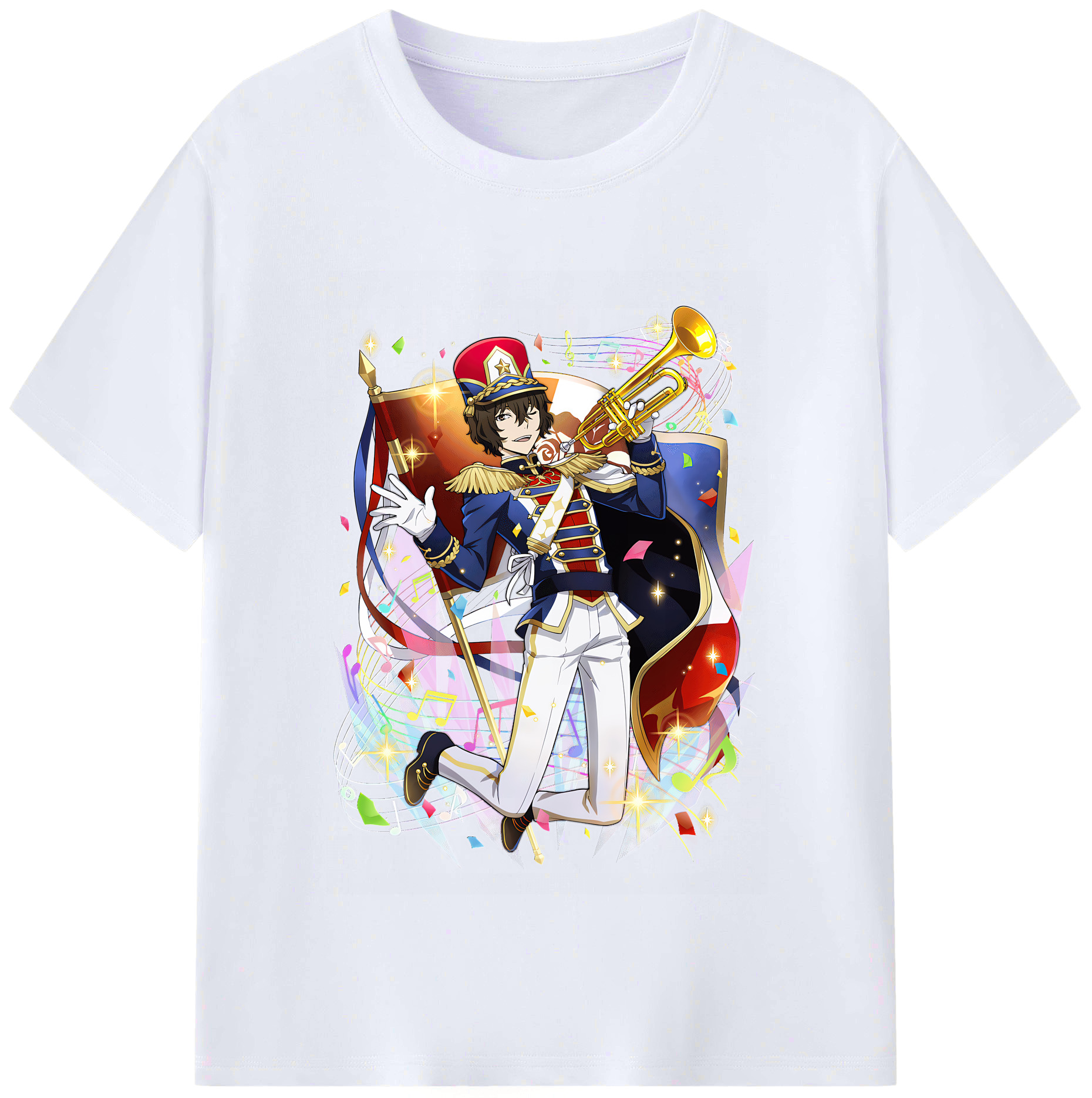 （画像用） 文豪ストレイドッグス Bungo Stray Dogs レディースカジュアルプリントTシャツ（綿100％）