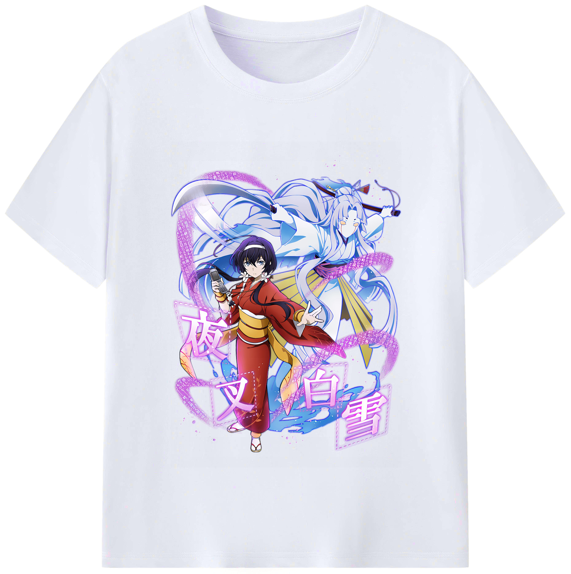 （画像用） 文豪ストレイドッグス Bungo Stray Dogs レディースカジュアルプリントTシャツ（綿100％）
