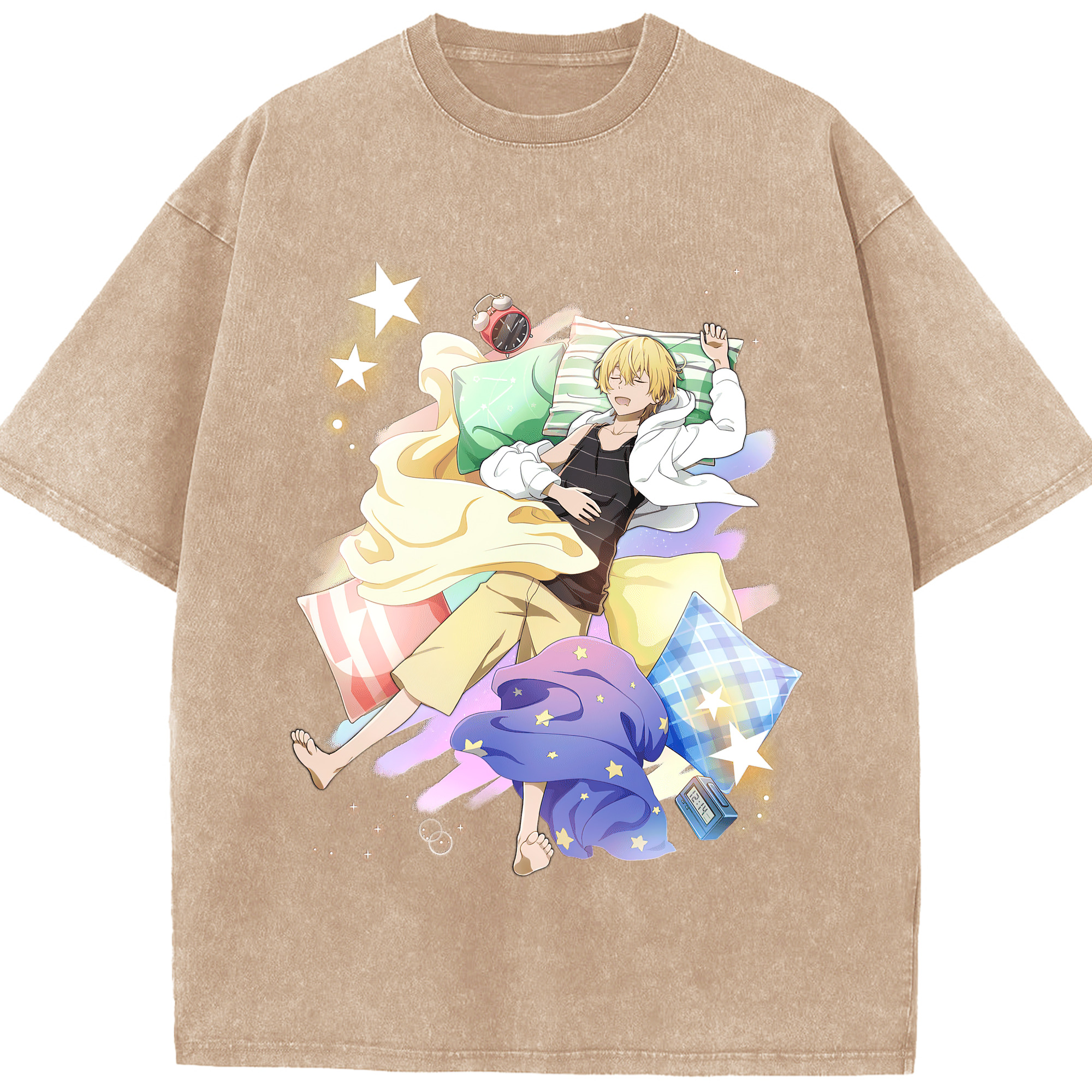 （画像用） 文豪ストレイドッグス Bungo Stray Dogs 綿100% ヴィンテージ風 半袖Tシャツ（フロントプリント）