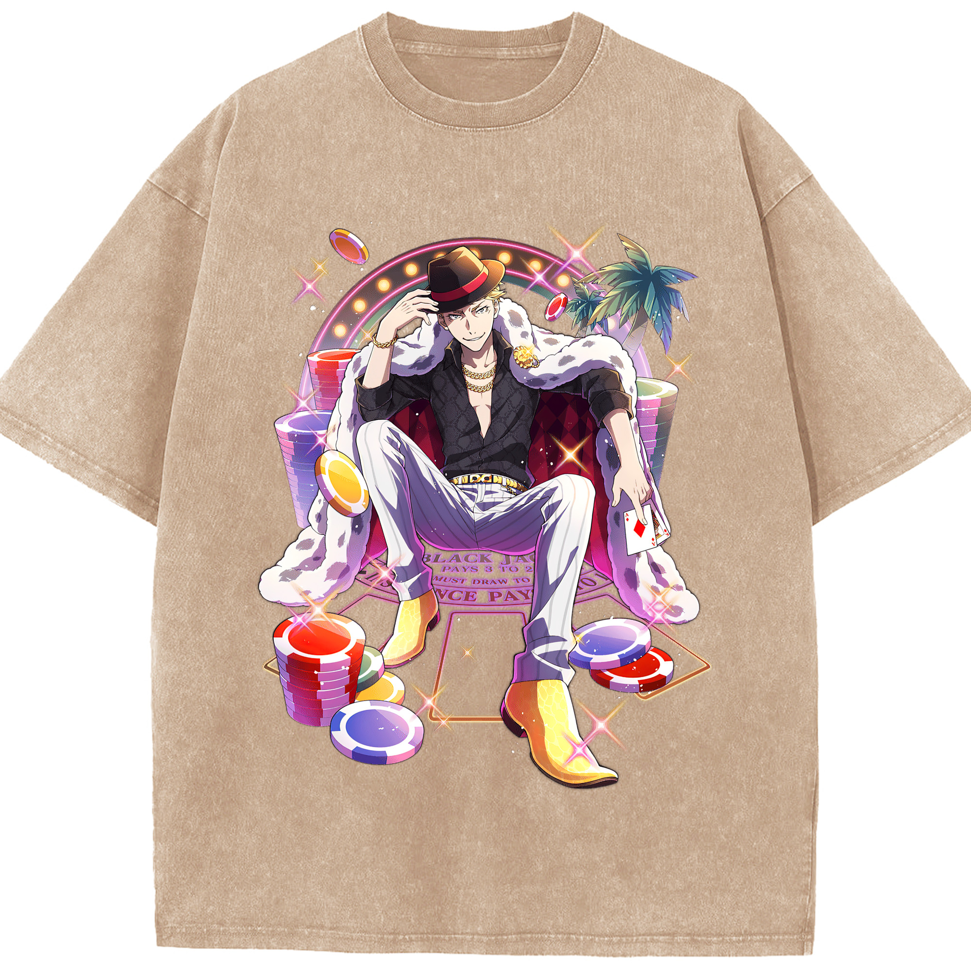 （画像用） 文豪ストレイドッグス Bungo Stray Dogs 綿100% ヴィンテージ風 半袖Tシャツ（フロントプリント）