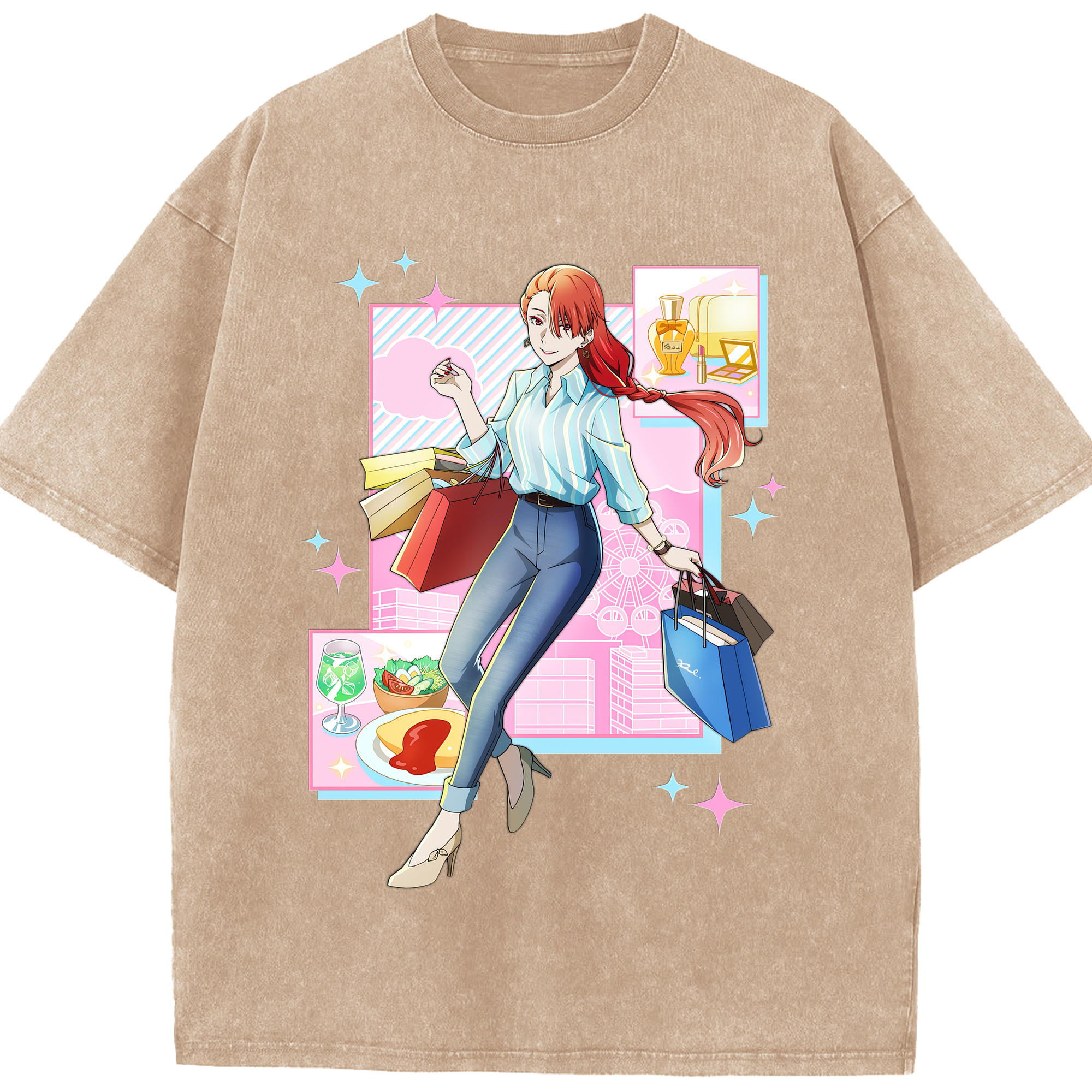 （画像用） 文豪ストレイドッグス Bungo Stray Dogs 綿100% ヴィンテージ風 半袖Tシャツ（フロントプリント）