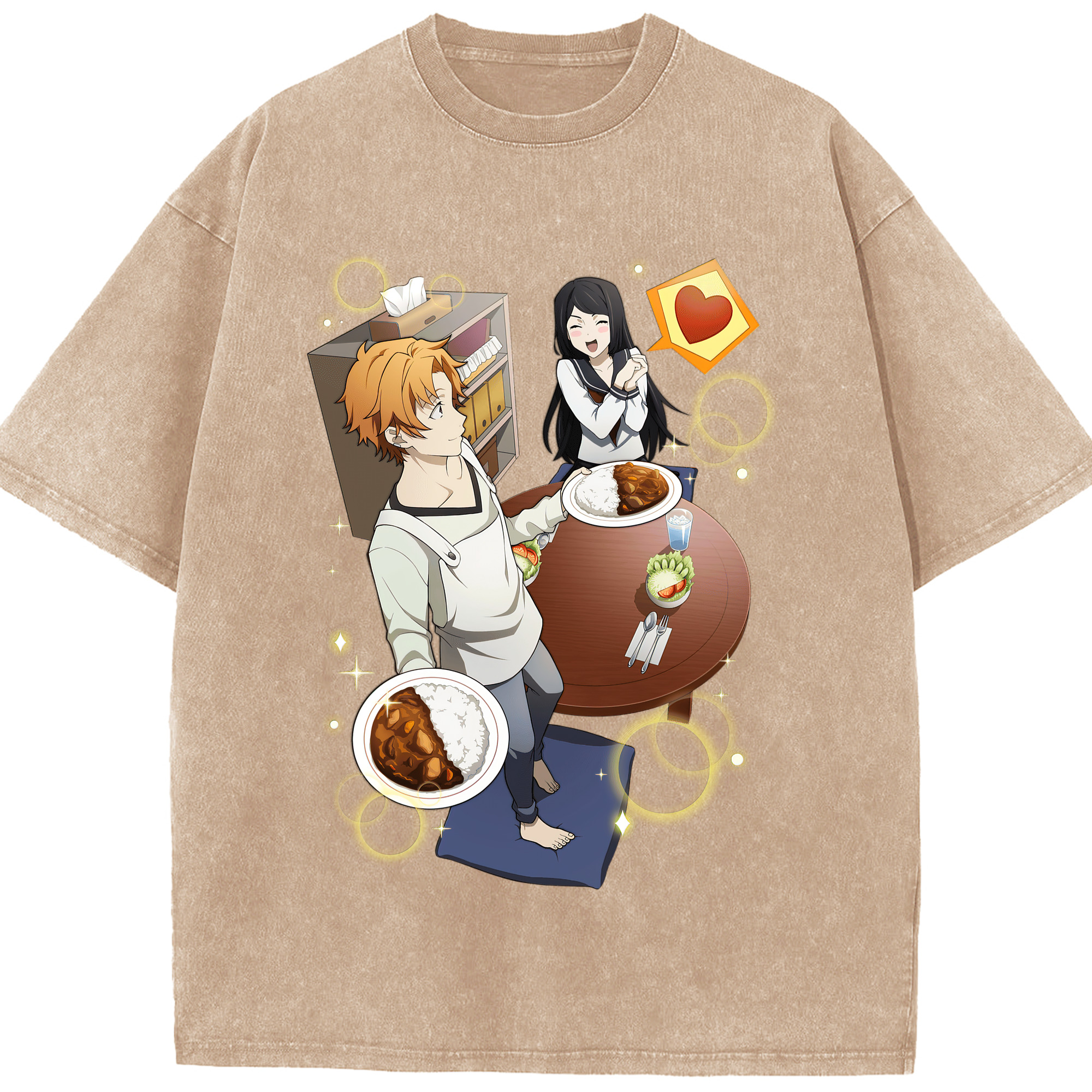 （画像用） 文豪ストレイドッグス Bungo Stray Dogs 綿100% ヴィンテージ風 半袖Tシャツ（フロントプリント）