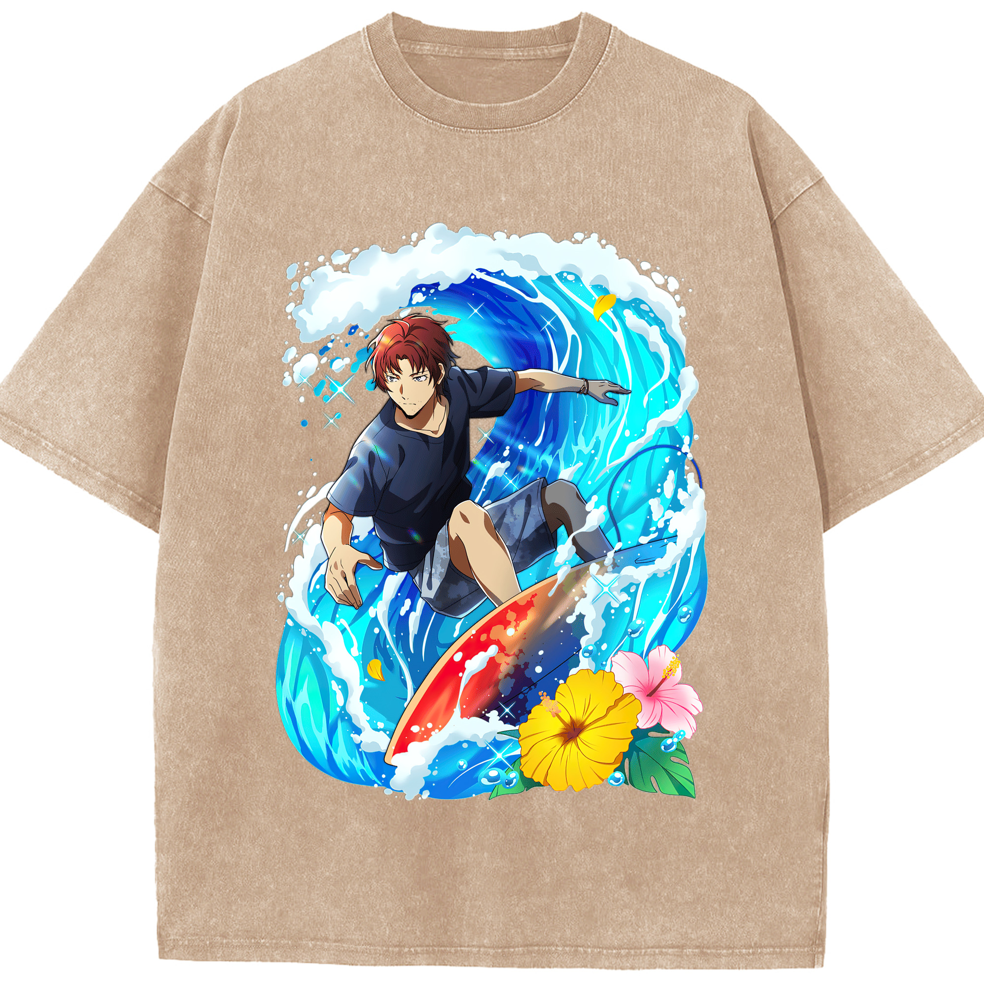 （画像用） 文豪ストレイドッグス Bungo Stray Dogs 綿100% ヴィンテージ風 半袖Tシャツ（フロントプリント）