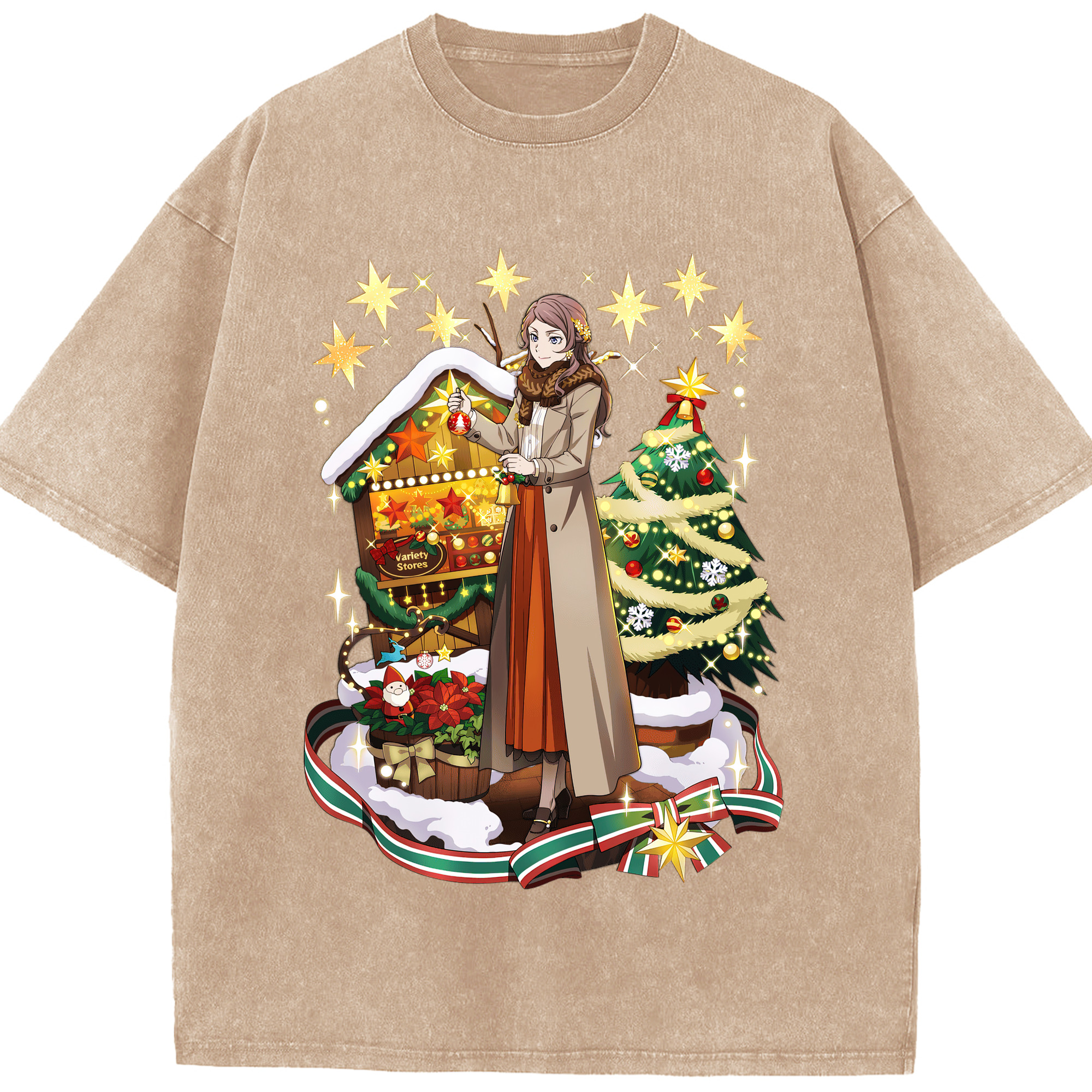 （画像用） 文豪ストレイドッグス Bungo Stray Dogs 綿100% ヴィンテージ風 半袖Tシャツ（フロントプリント）