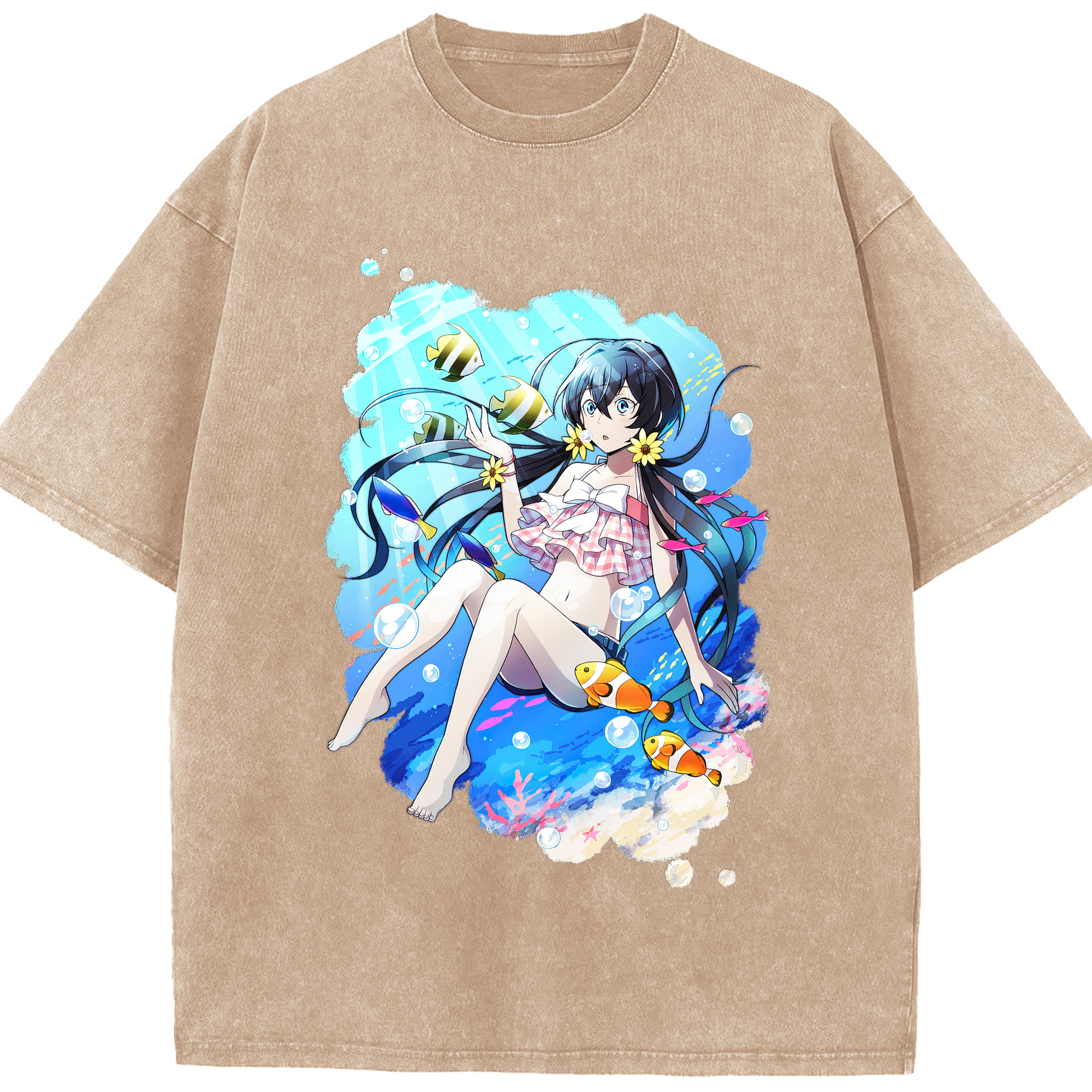 （画像用） 文豪ストレイドッグス Bungo Stray Dogs 綿100% ヴィンテージ風 半袖Tシャツ（フロントプリント）