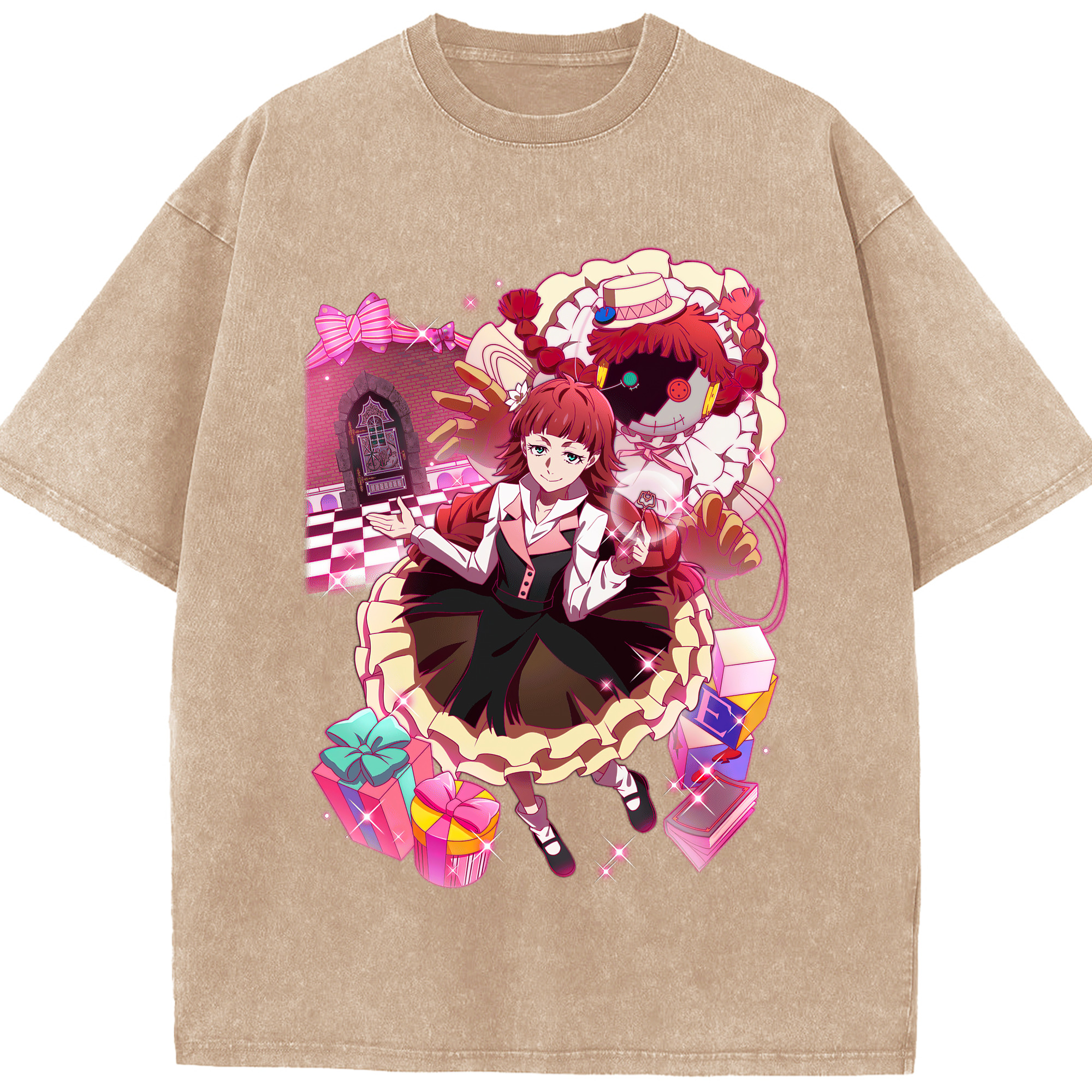 （画像用） 文豪ストレイドッグス Bungo Stray Dogs 綿100% ヴィンテージ風 半袖Tシャツ（フロントプリント）