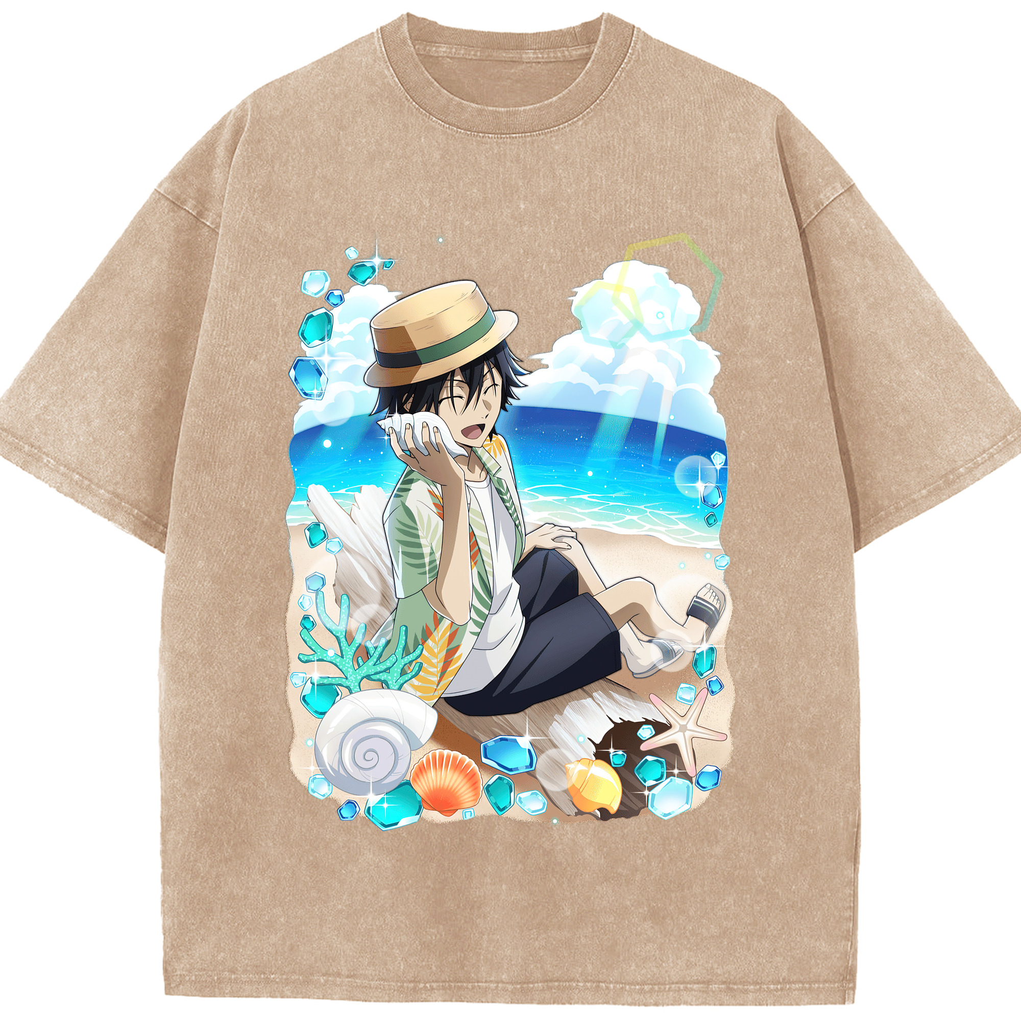 （画像用） 文豪ストレイドッグス Bungo Stray Dogs 綿100% ヴィンテージ風 半袖Tシャツ（フロントプリント）