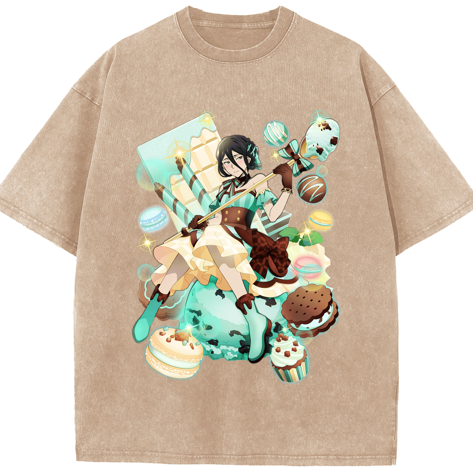 （画像用） 文豪ストレイドッグス Bungo Stray Dogs 綿100% ヴィンテージ風 半袖Tシャツ（フロントプリント）