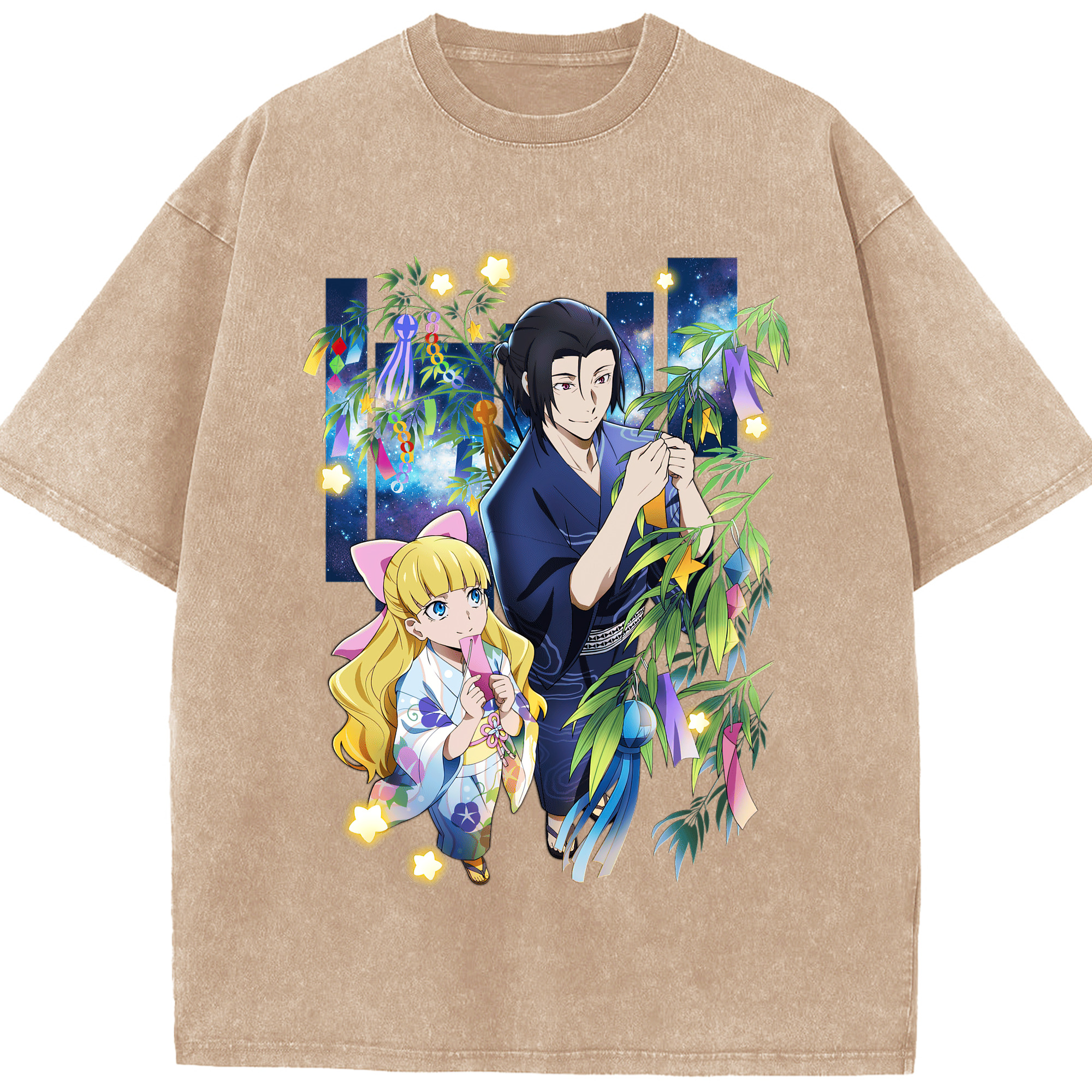 （画像用） 文豪ストレイドッグス Bungo Stray Dogs 綿100% ヴィンテージ風 半袖Tシャツ（フロントプリント）